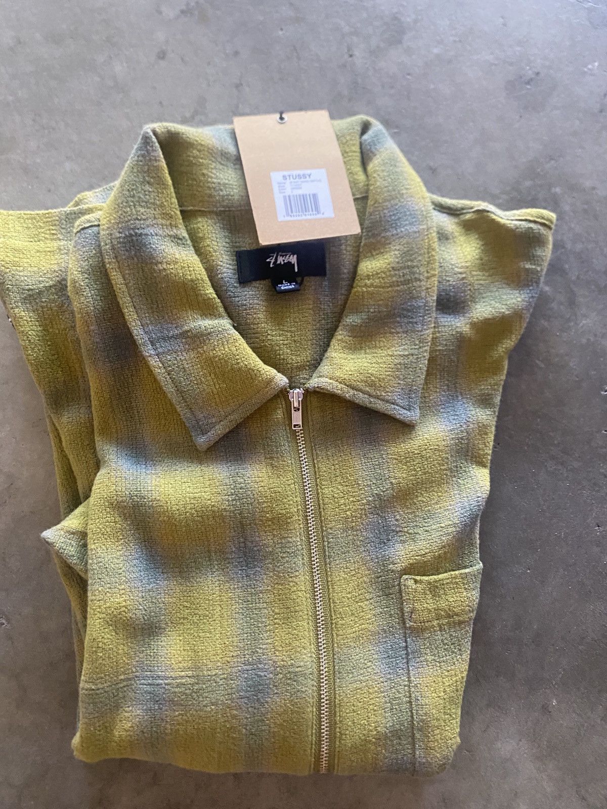 Stussy Stussy Madras Patchwork Zip Jacket Plaid 115586 | Grailed
