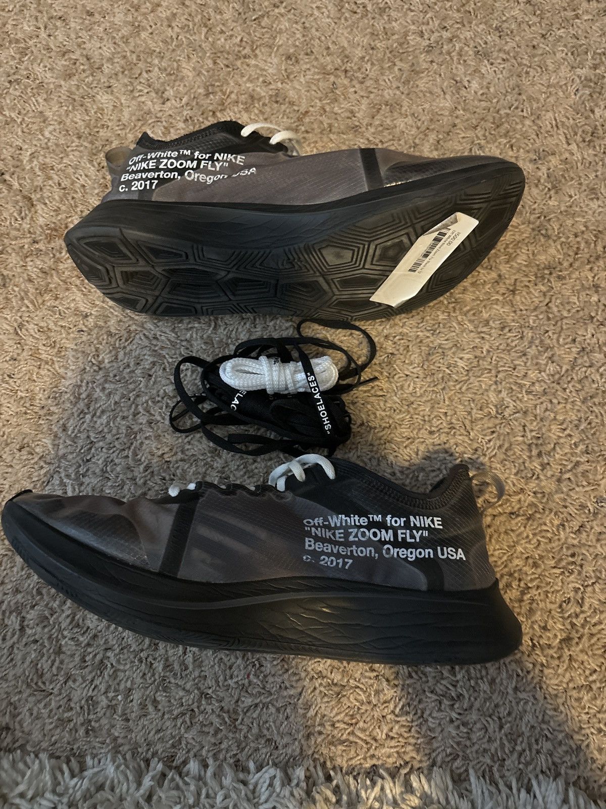 Nike × Off-White The 10 off white zoom fly Size US 12 / EU 45 - 6 Thumbnail