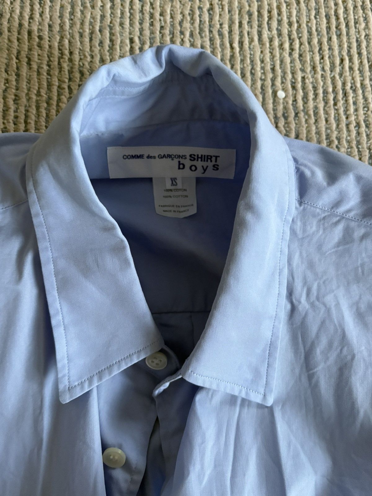 Comme des Garcons CDG Shirt Boys Oversized Wide Shirt Size US XS / EU 42 / 0 - 2 Thumbnail