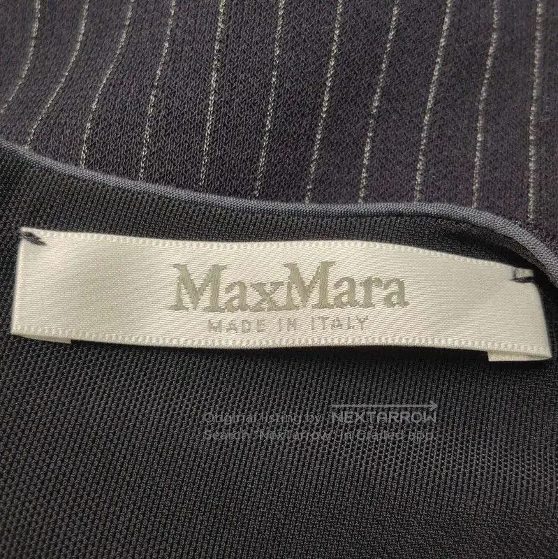 Max Mara MaxMara Elegant Knitted Dress in Deep Blue . Size M / US 6-8 / IT 42-44 - 4 Thumbnail