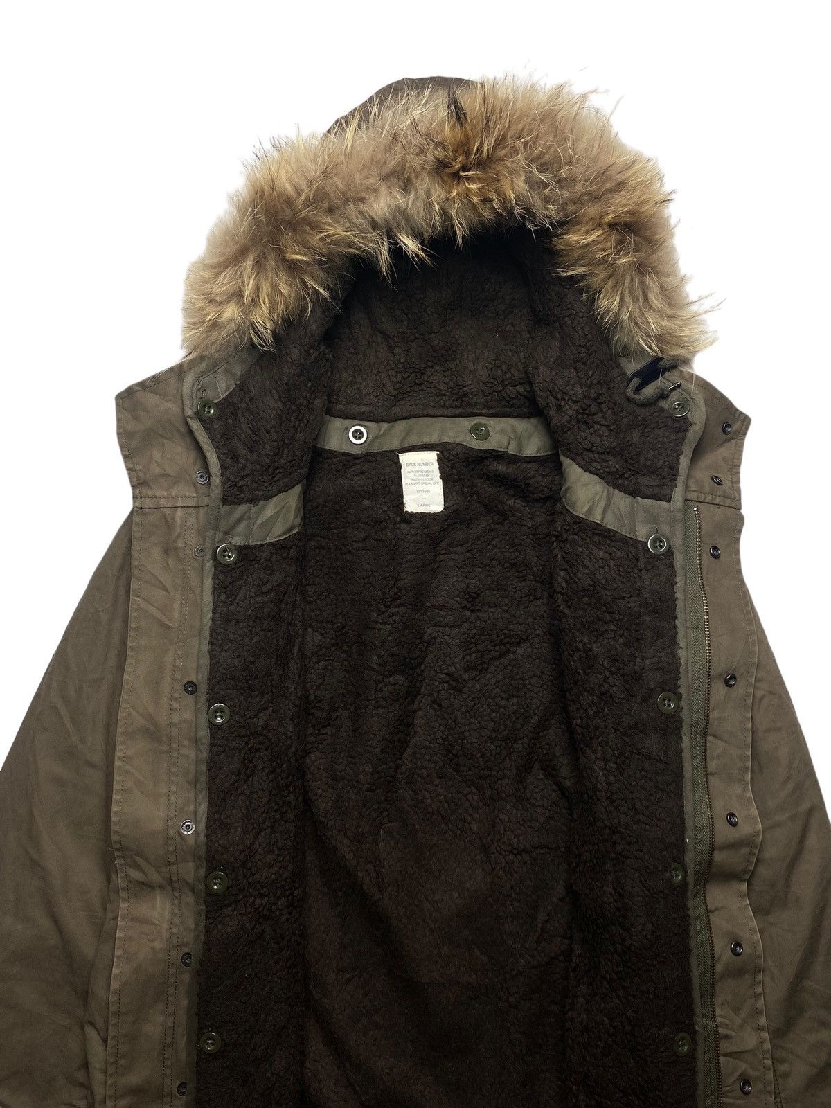 If Six Was Nine 2000s Back Number - Fur Hoodie Jacket Size US L / EU 52-54 / 3 - 8 Thumbnail