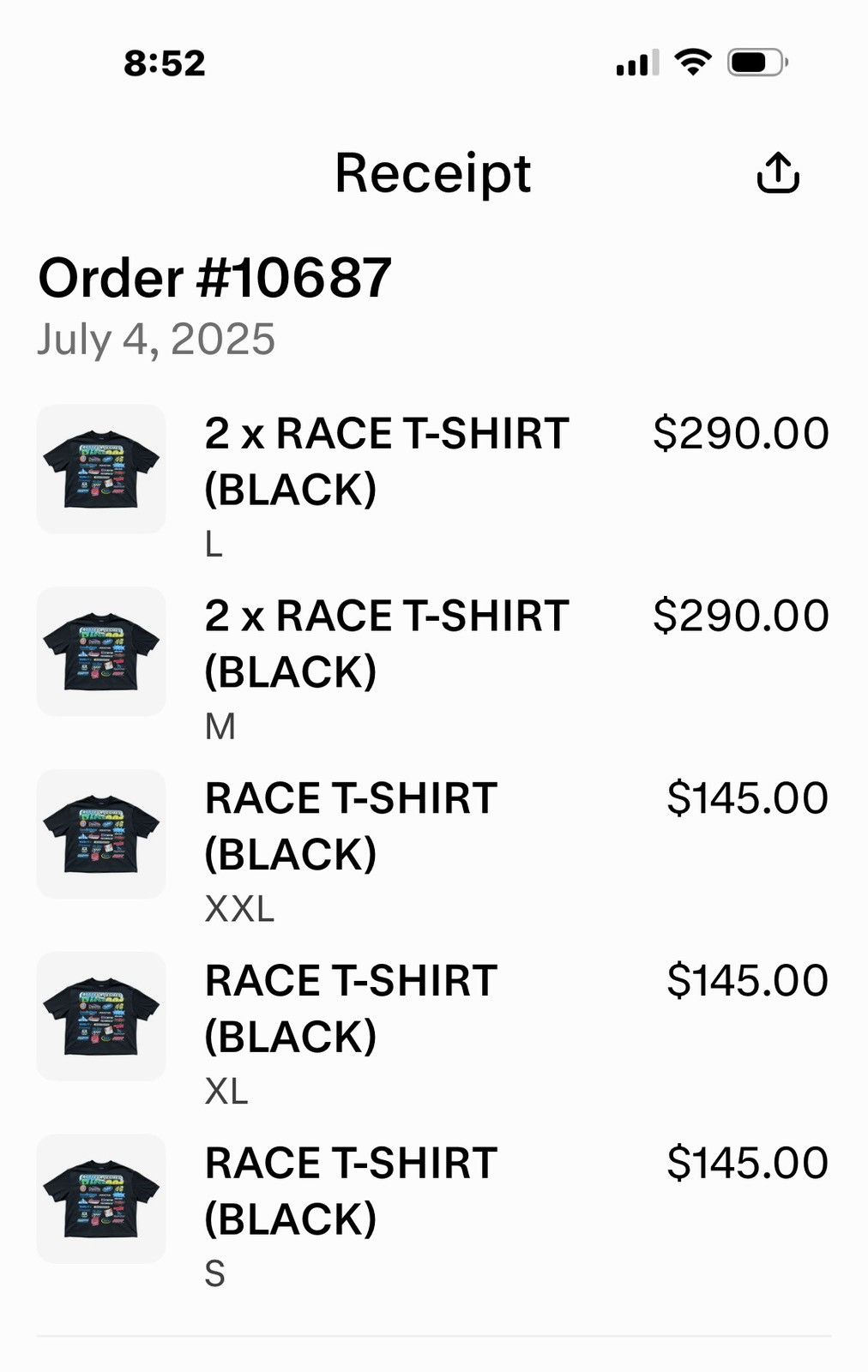 Bottega Desires Bottega Desires Race Tee Size US XXL / EU 58 / 5 - 4 Thumbnail