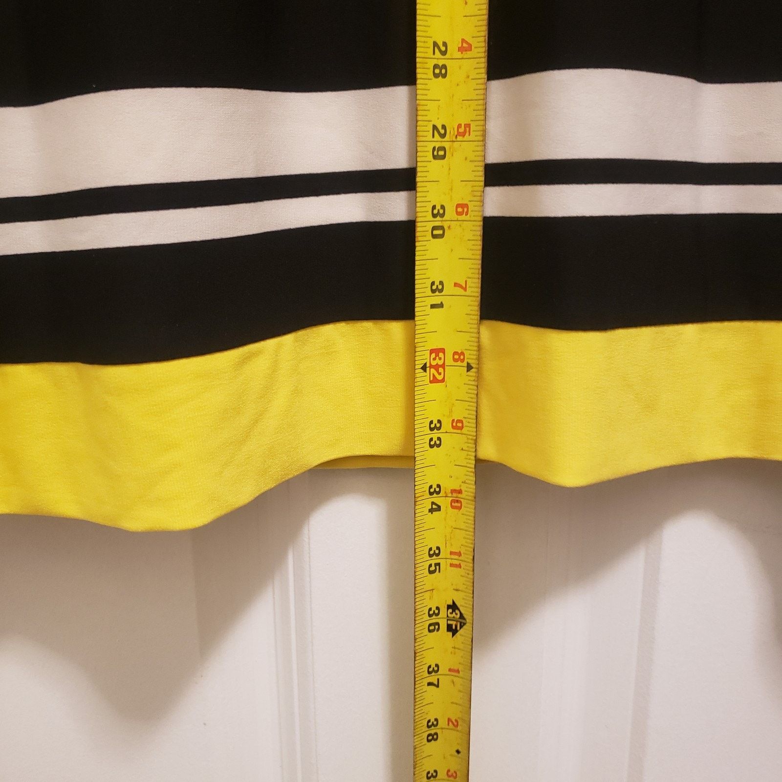& Other Stories Sandra Darren Black White Yellow Hexagon Shift Dress Size 8 Size M / US 6-8 / IT 42-44 - 4 Thumbnail