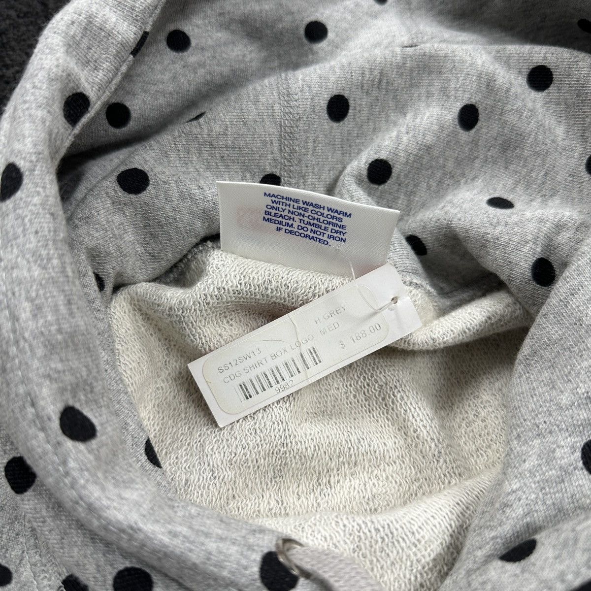 Comme des Garcons × Supreme Supreme CDG Comme Des Garçons SS12 Box Logo Hoodie Grey M Size US M / EU 48-50 / 2 - 10 Thumbnail