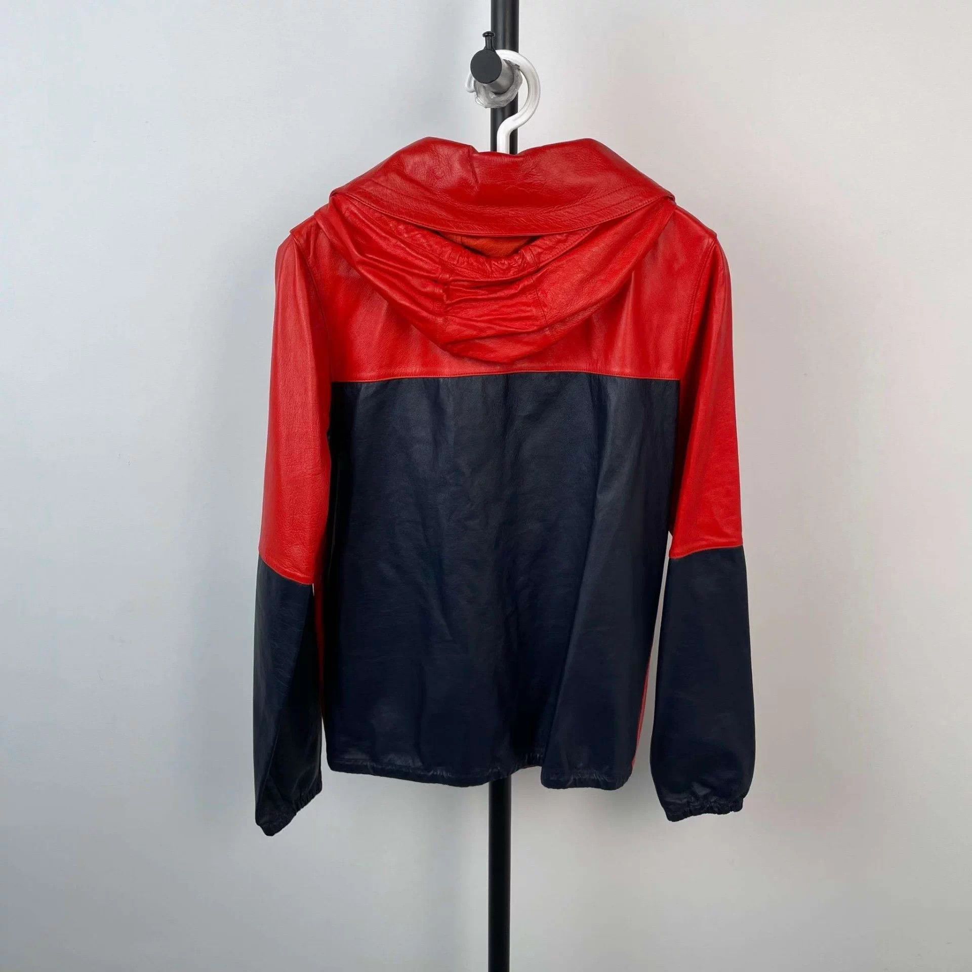 Celine CELINE leather jacket orange and black size 34 Size XS / US 0-2 / IT 36-38 - 2 Thumbnail