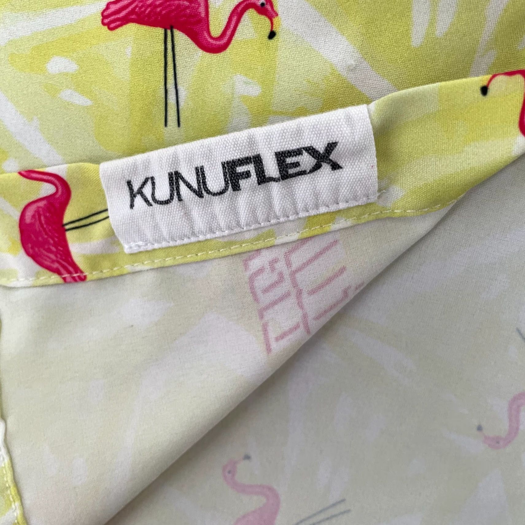 Vintage VINTAGE RSVLTS Natural Light Shirt Adult XL Yellow Flamingos Button-Down Logo Mens Shirt (All Over Print) Size US XL / EU 56 / 4 - 7 Thumbnail