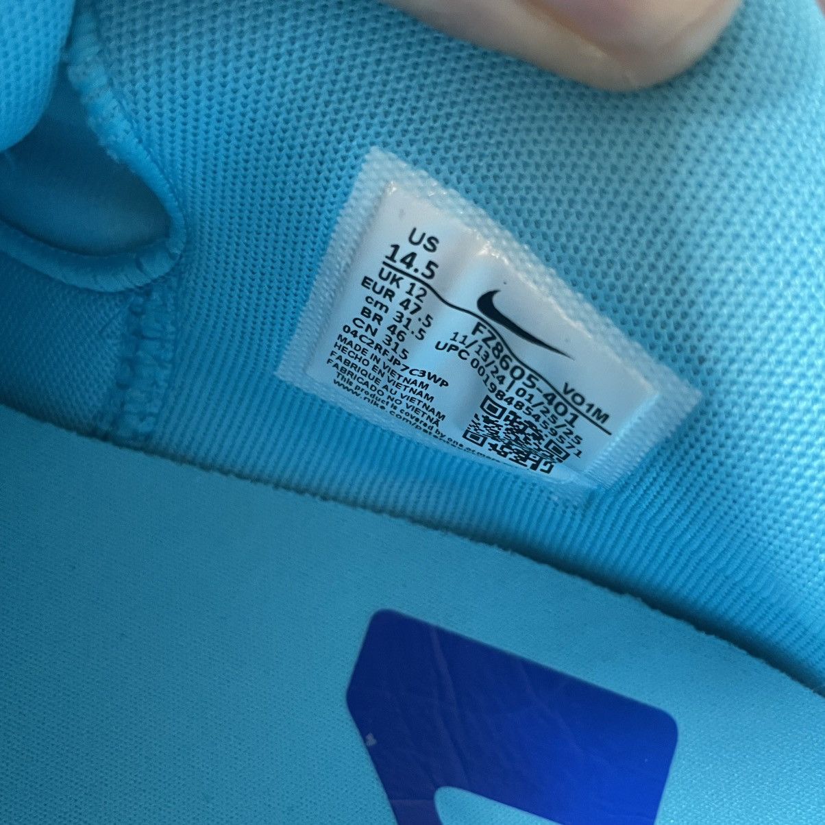 Nike Nike A’One Blue Indigo Size US 13 / EU 46 - 4 Thumbnail