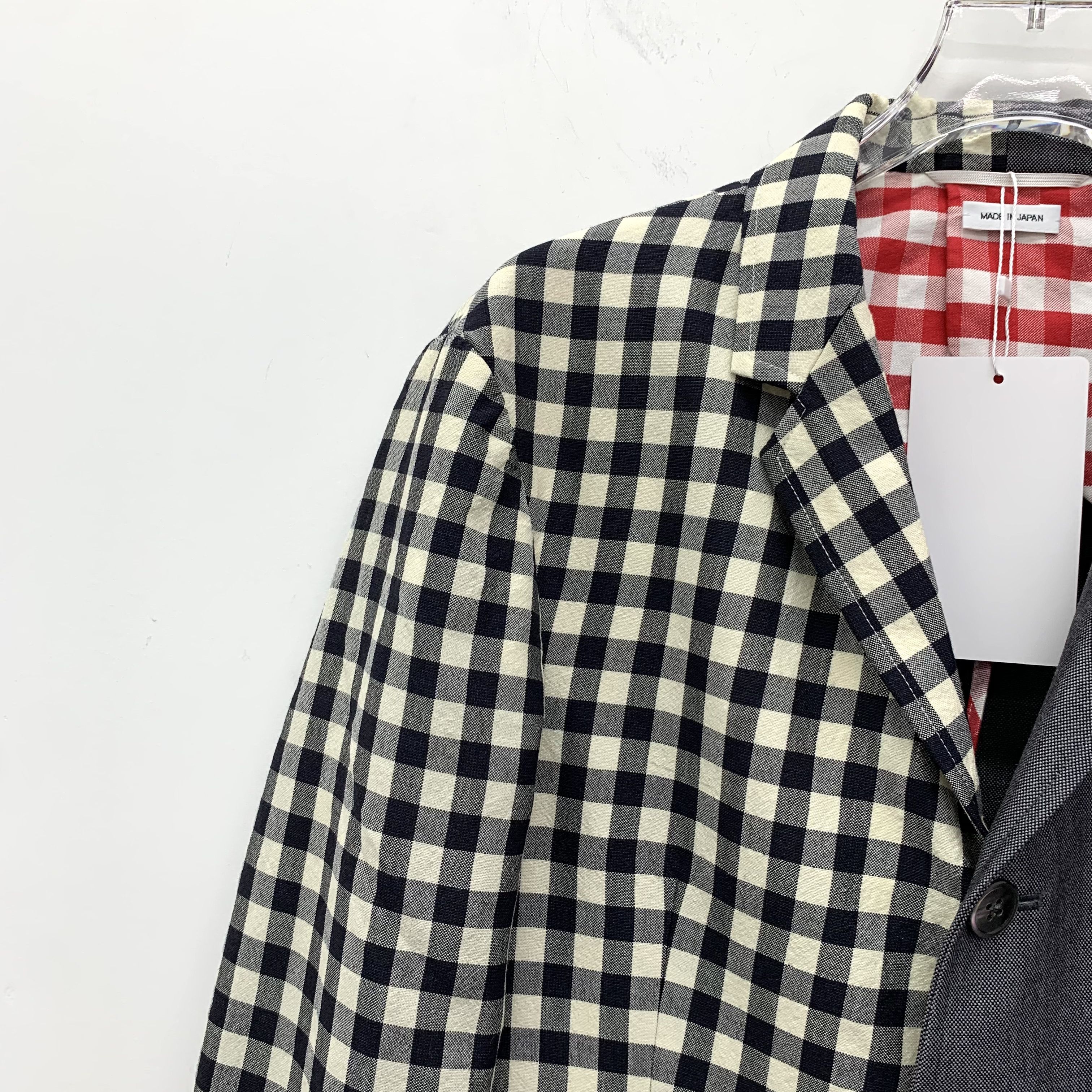 Thom Browne Thom Browne Wool Check Panel Blazer (S) Size 40R - 3 Thumbnail