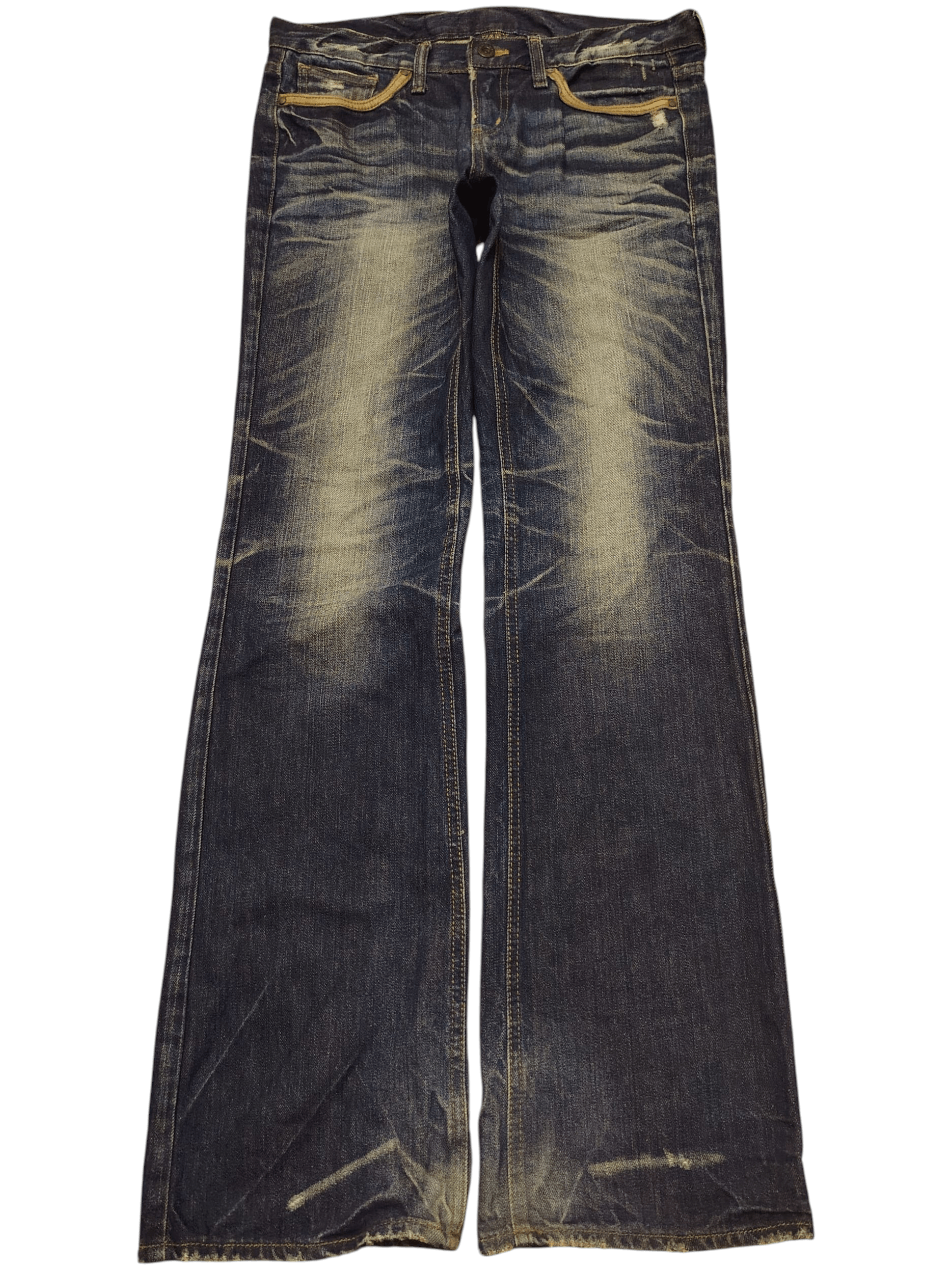 If Six Was Nine Japanese Chocoholic Flared Jeans Distressed Jeans Size US 32 / EU 48 - 2 Thumbnail