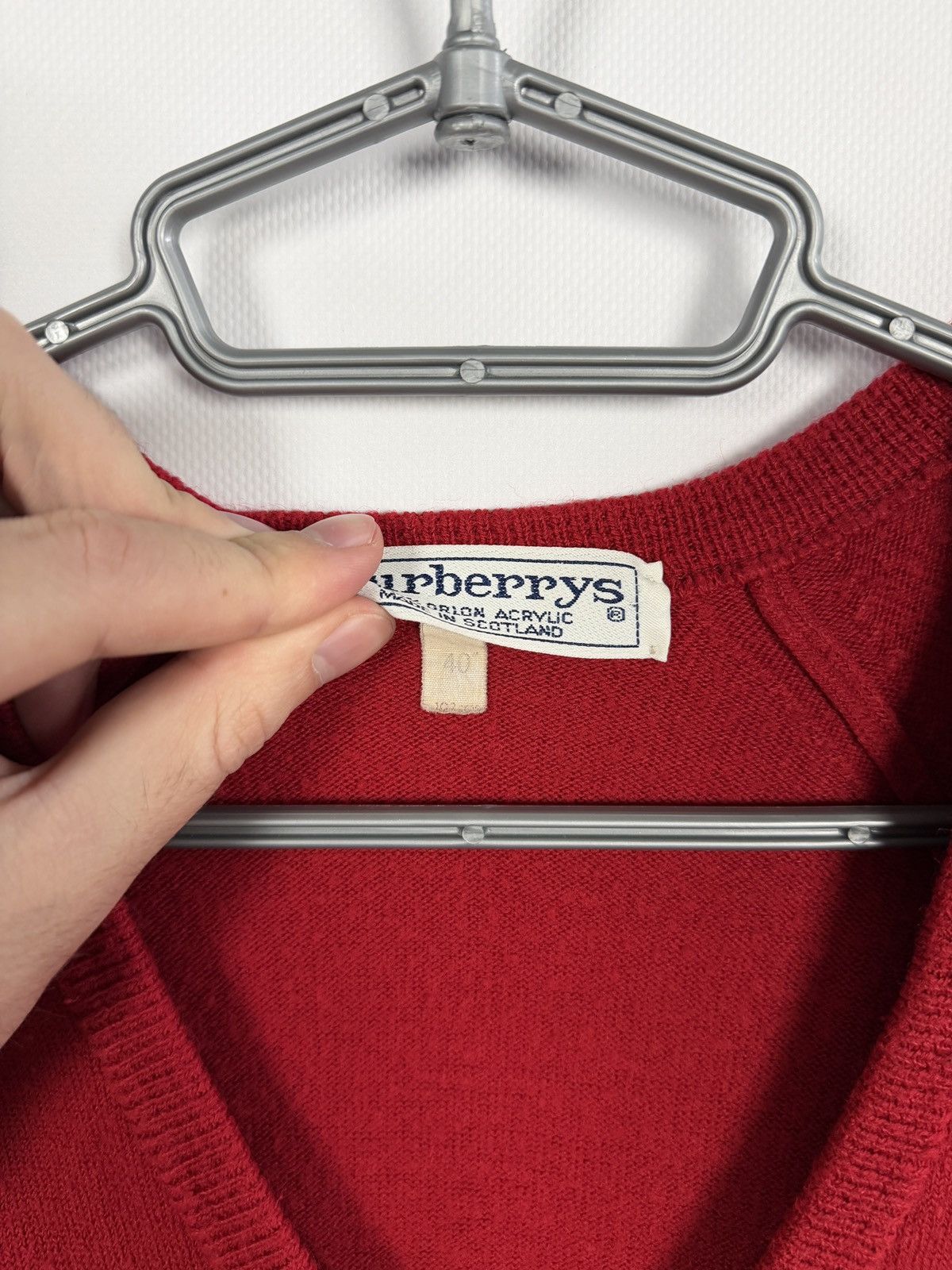 Burberry Burberry Golf Vintage V-Neck Sweater Y2K Pullover Size 40 Size US L / EU 52-54 / 3 - 9 Thumbnail