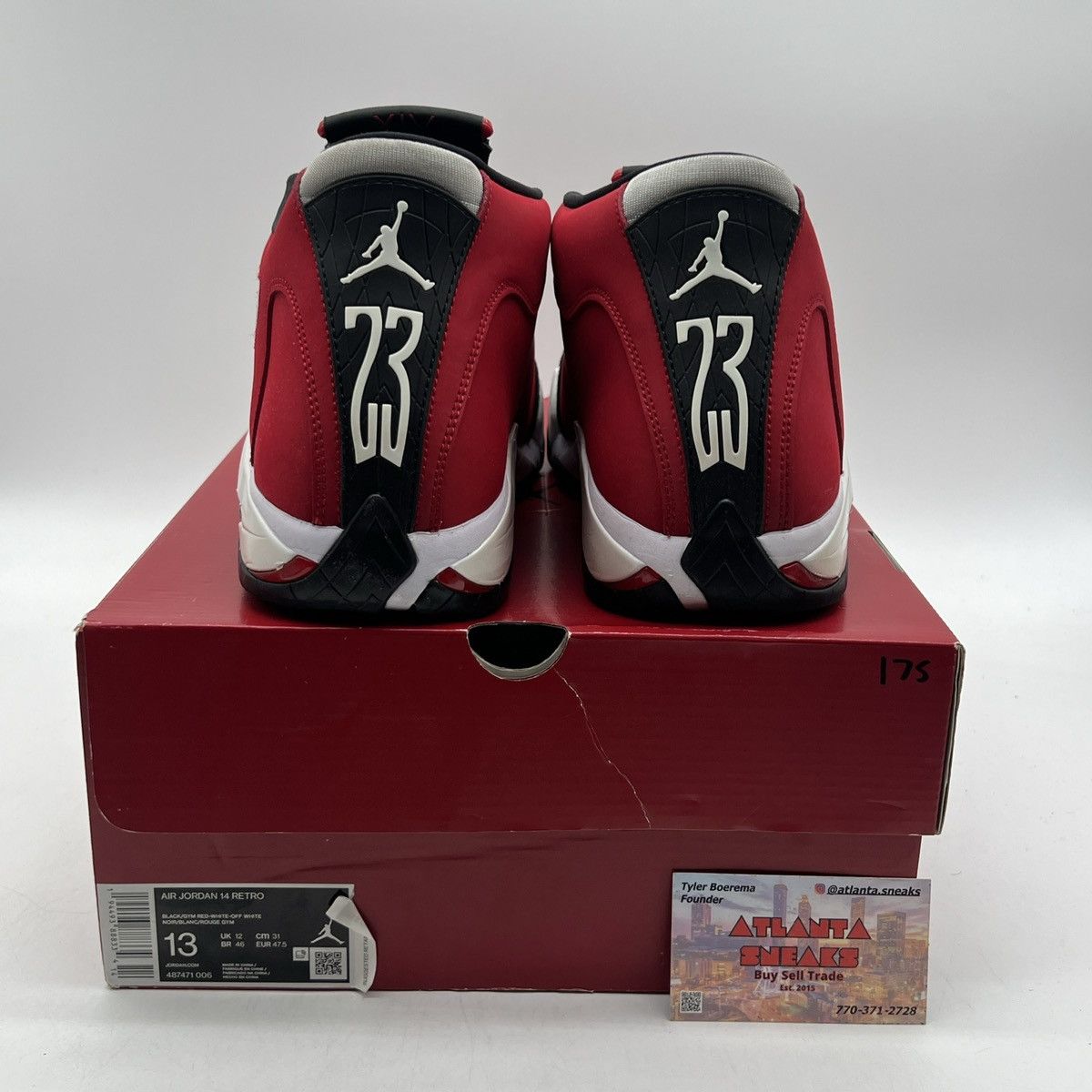 Jordan Brand Air Jordan 14 gym red Size US 13 / EU 46 - 3 Thumbnail