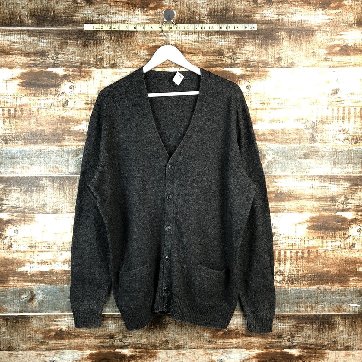 Uniqlo Uniqlo japan vintage Black Cardigan Knitwear #A2506 Size US XL / EU 56 / 4 - 1 Thumbnail