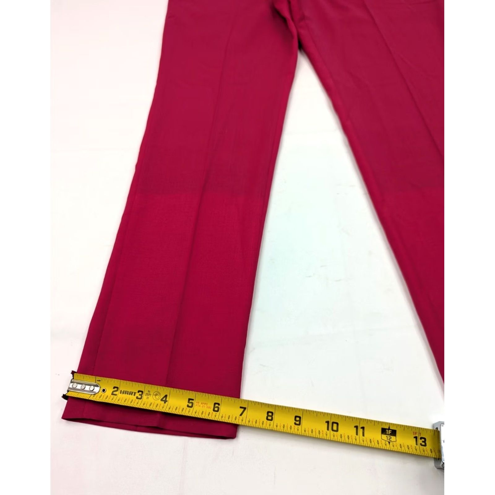 Express Express Wool Blend Stretch Twill Hi Rise Pants Women 34 Pink Size 24" / US 00 / IT 34 - 3 Thumbnail