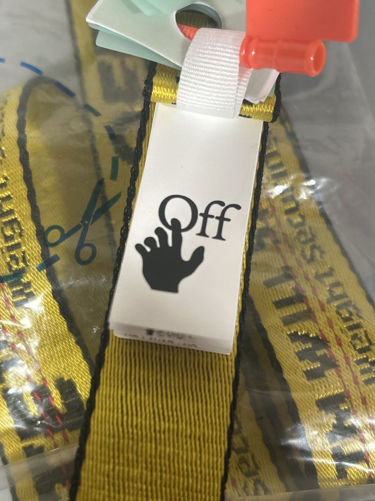 Off-White Off-White Mini Industrial Belt “yellow and black” Size ONE SIZE - 7 Thumbnail