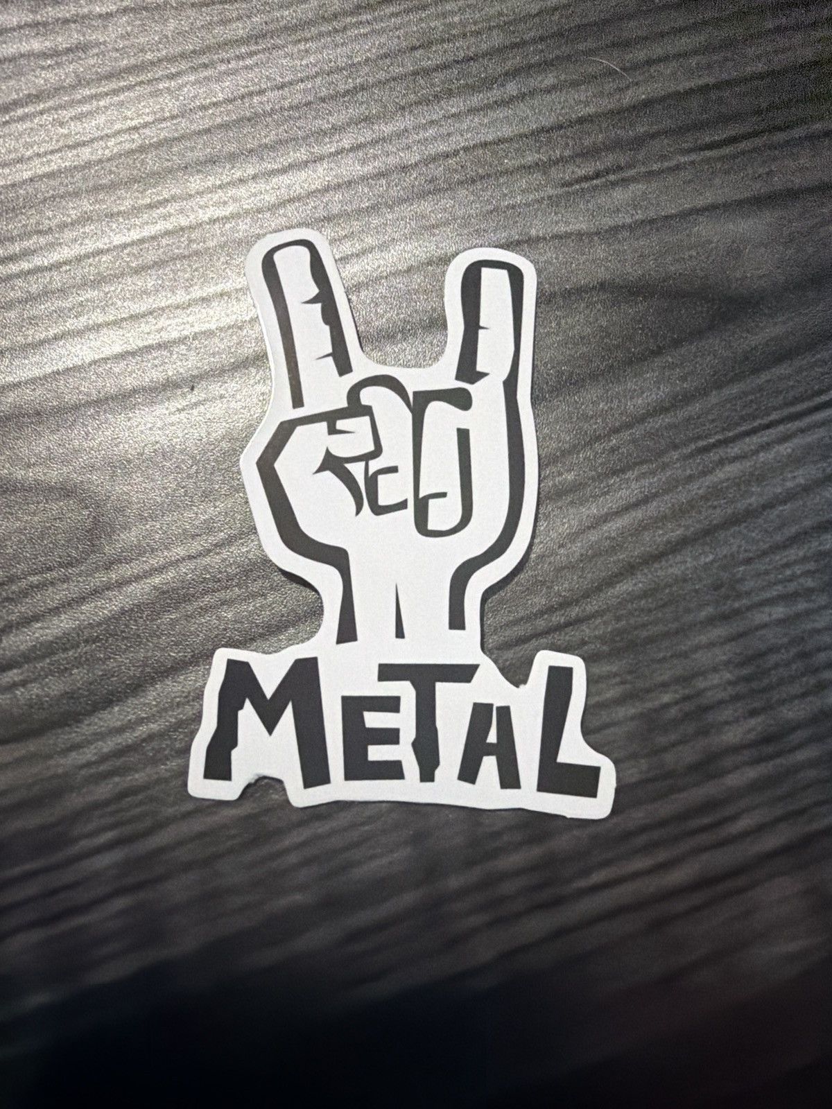 Hypebeast Metal Rock On Sticker Size ONE SIZE - 1 Thumbnail