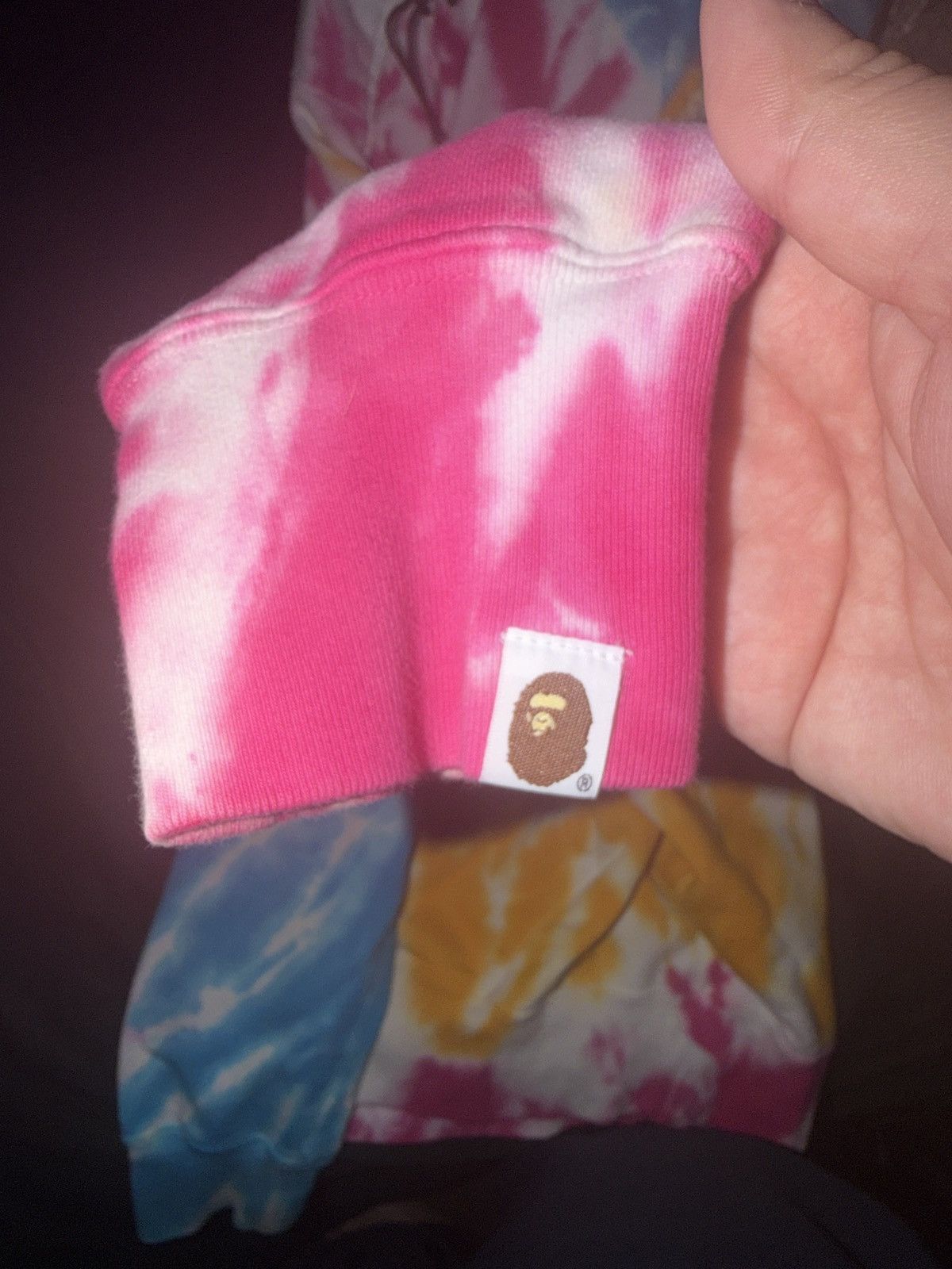 Bape BAPE Tie Dye PONR Shark Wide Full Zip Hoodie Size US XL / EU 56 / 4 - 6 Thumbnail