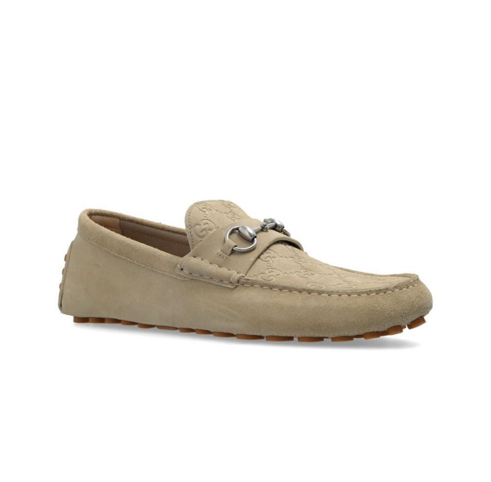 Gucci Gucci Horsebit GG Suede Drivers Size US 6 / EU 39 - 2 Thumbnail