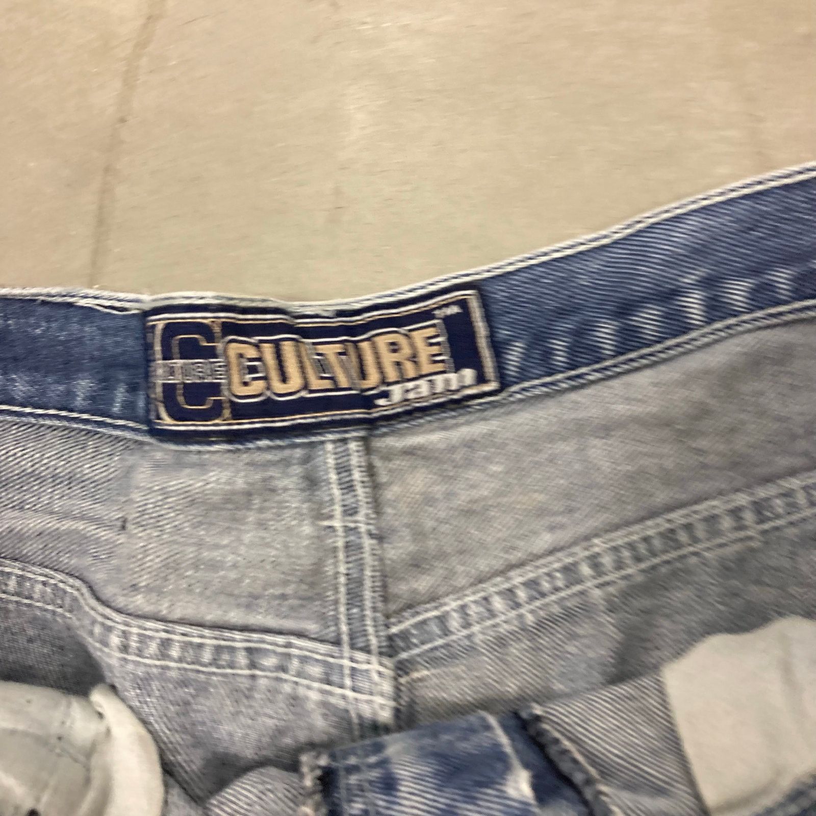 Vintage vintage baggy y2k culture jam cargo jeans 38x32 Size US 38 / EU 54 - 5 Thumbnail