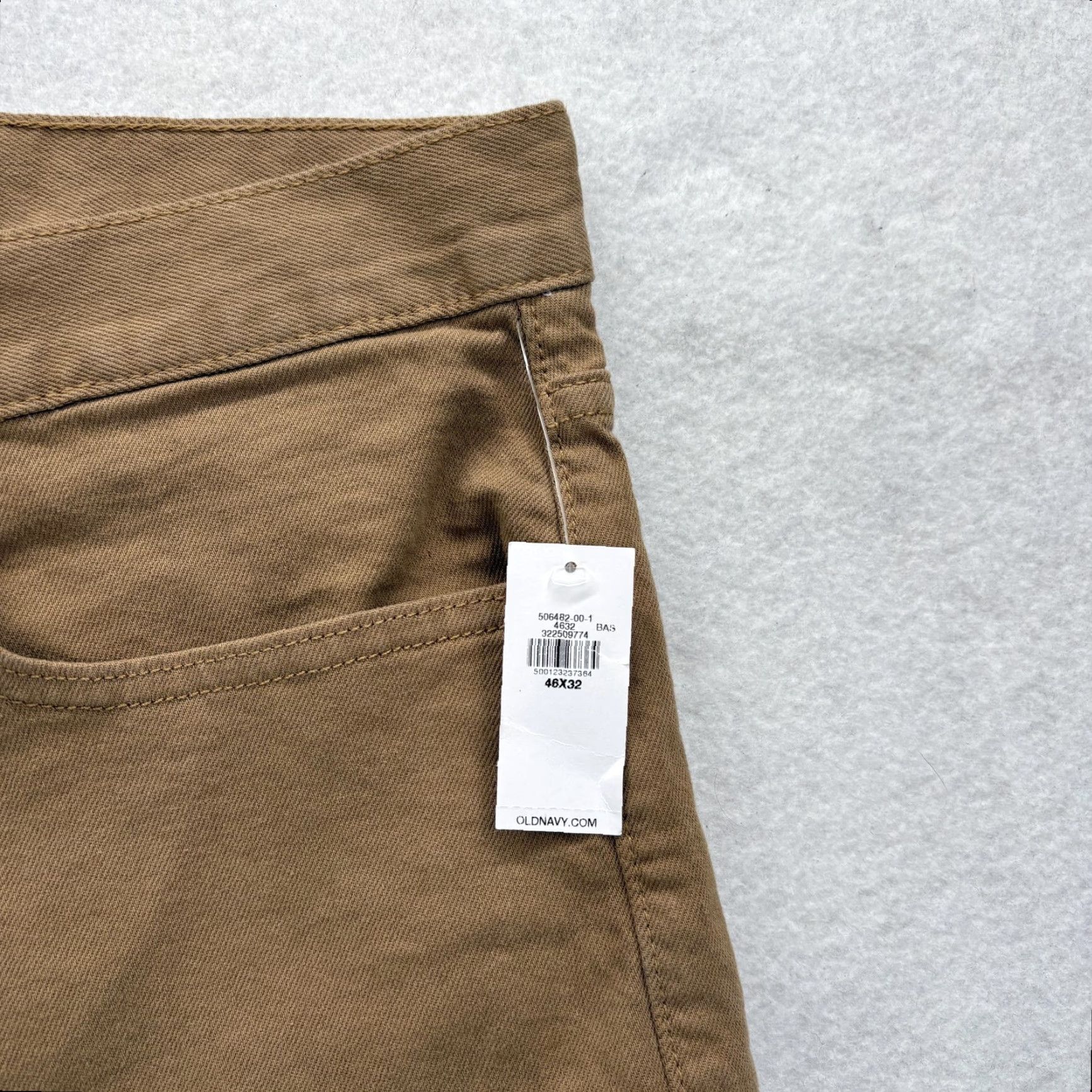 Old Navy Old Navy Built-In Flex Pants Mens 46x32 Brown Straight Stretch 5-Pocket Casual Size US 30 / EU 46 - 3 Thumbnail