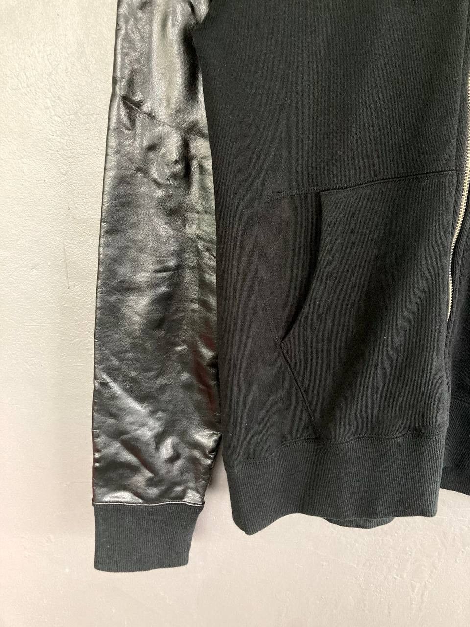 Maison MIHARA YASUHIRO MMY Faux Leather Sleeves Hoodie Size US M / EU 48-50 / 2 - 6 Thumbnail