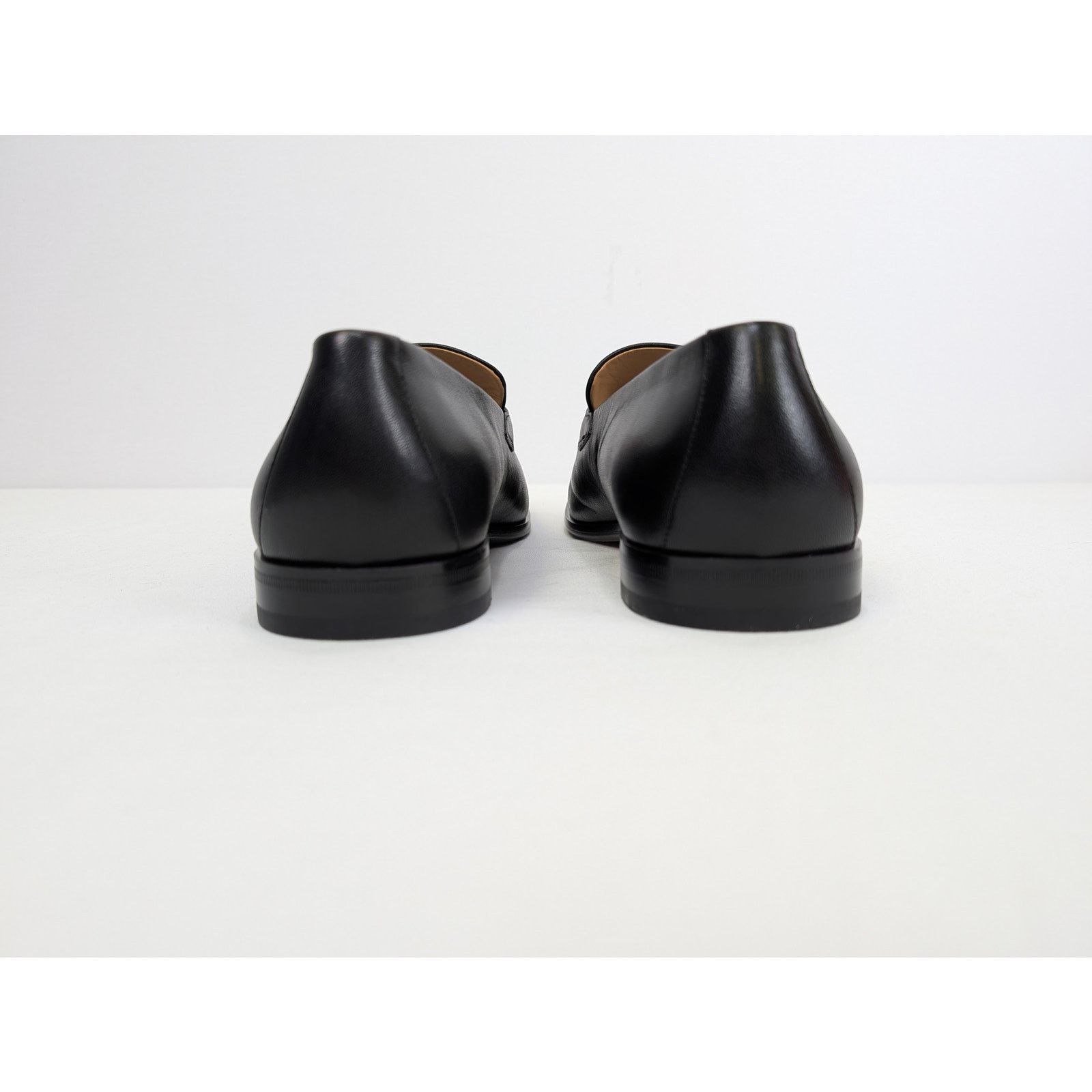 Salvatore Ferragamo o1rshd1 Fedro Leather Loafer shoe Boots in Black 10.5 Size US 10.5 / EU 43-44 - 13 Thumbnail