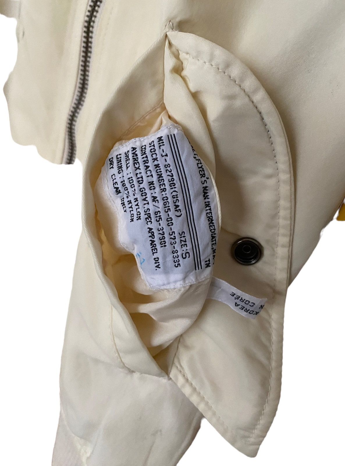 Bottega Veneta Vintage Brand Avirex USAF Fly Jacket 1990s Size US M / EU 48-50 / 2 - 10 Thumbnail