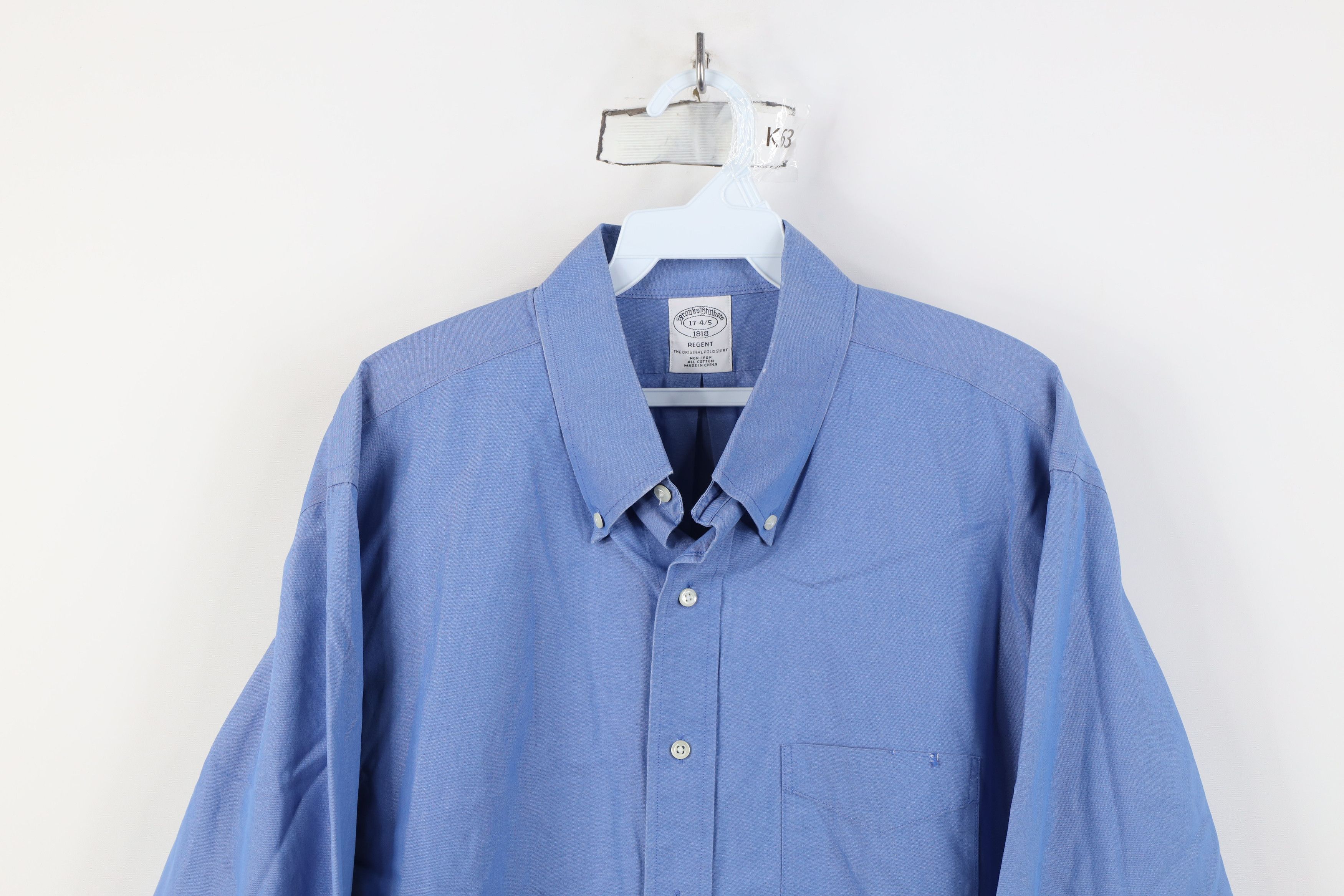 Brooks Brothers Vintage 90s Brooks Brothers Cotton Button Down Shirt OCBD Size US M / EU 48-50 / 2 - 2 Thumbnail
