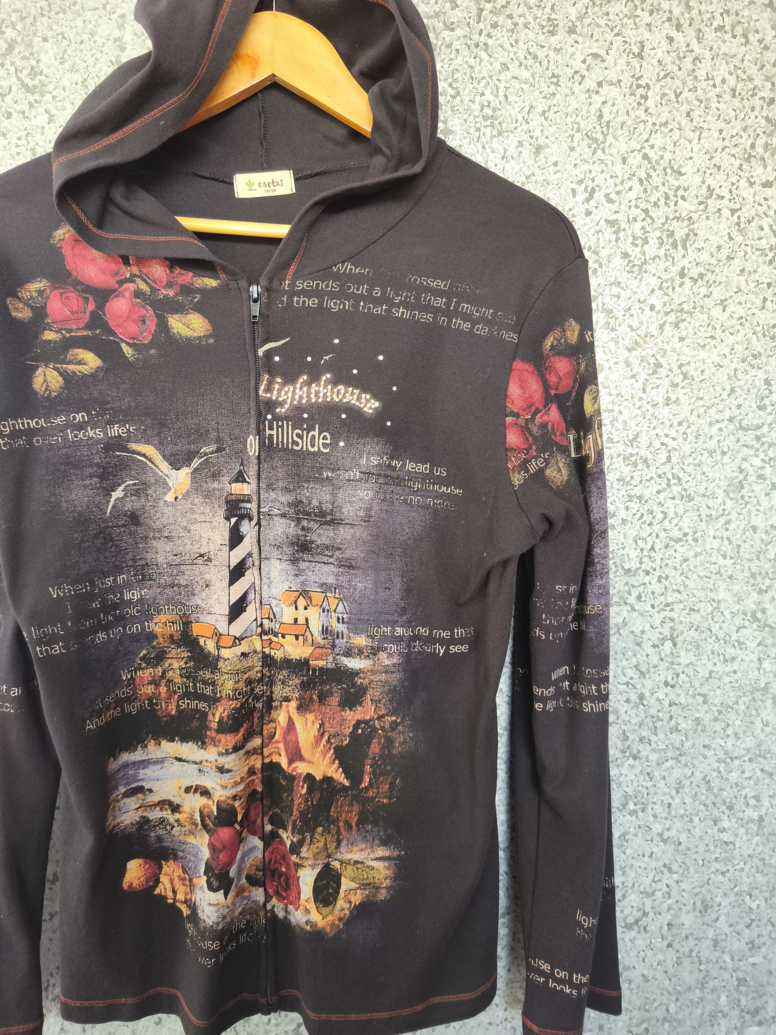 Cactus Store LA Cactus Hoodies Art Poem design Size US M / EU 48-50 / 2 - 2 Thumbnail