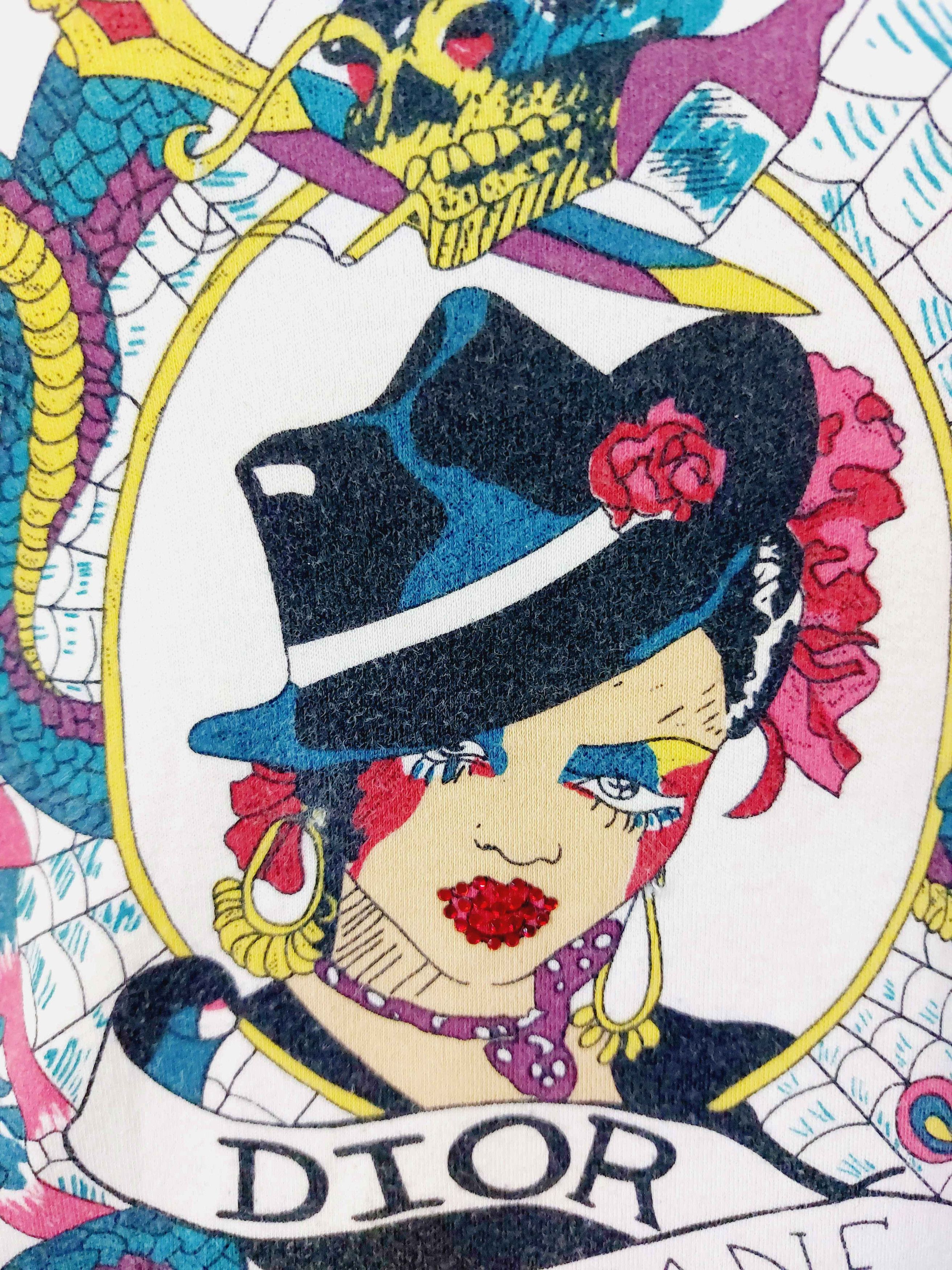 Dior Christian Dior 2004 Gitane Gipsy John Galliano Top T-Shirt Size M / US 6-8 / IT 42-44 - 7 Thumbnail
