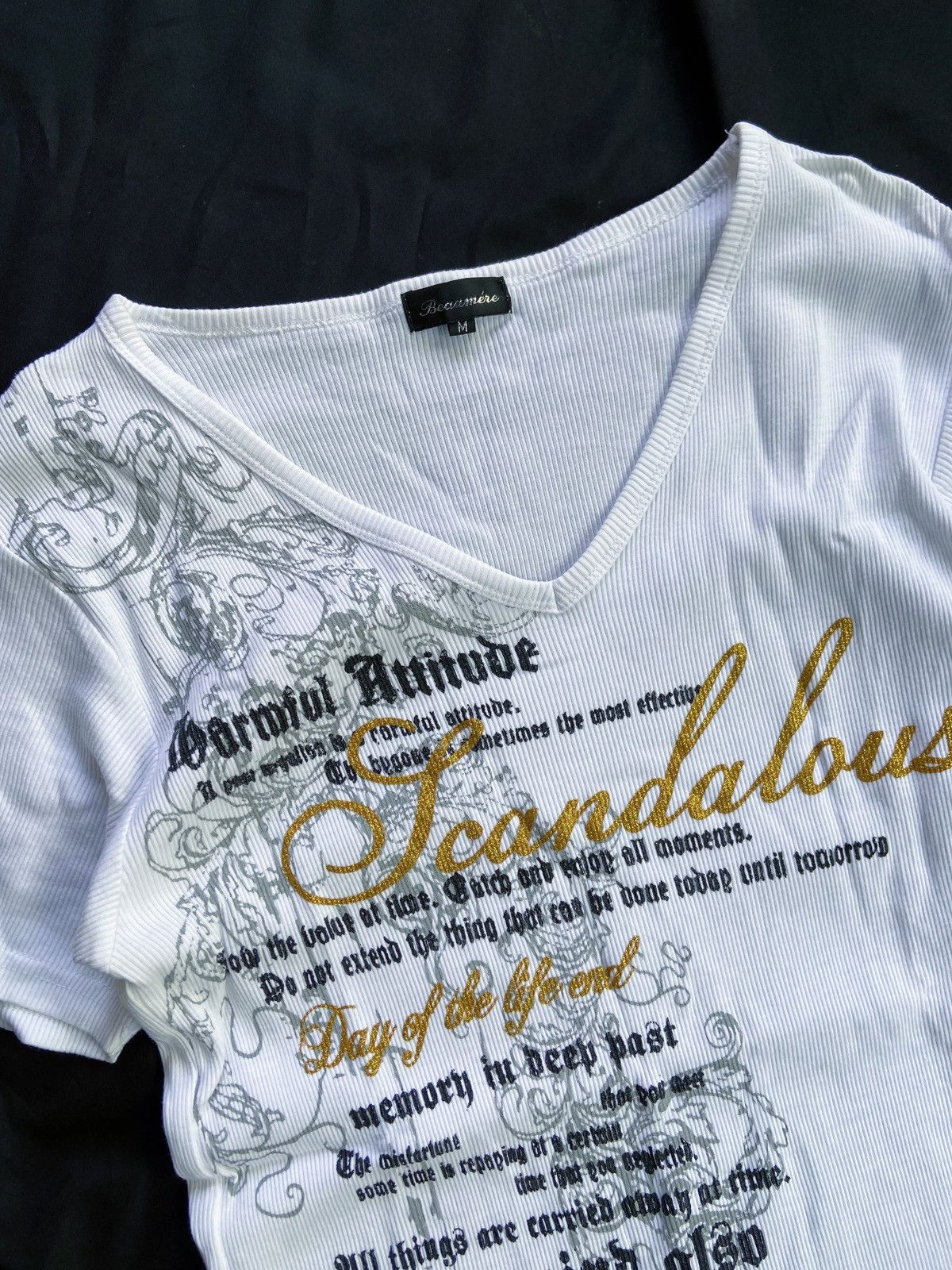 If Six Was Nine BEAUMERE SCANDALOUS DAY OF THE LIFE END TEE Size US S / EU 44-46 / 1 - 4 Thumbnail