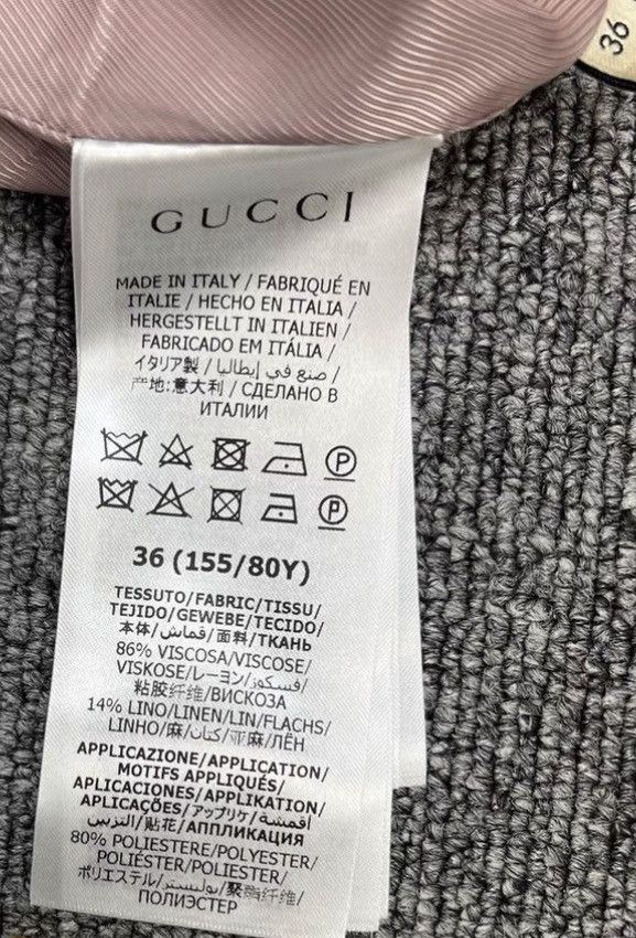 Gucci Gucci/Green Gold Logo Embroidered Blazer K12 Size XS / US 0-2 / IT 36-38 - 8 Thumbnail