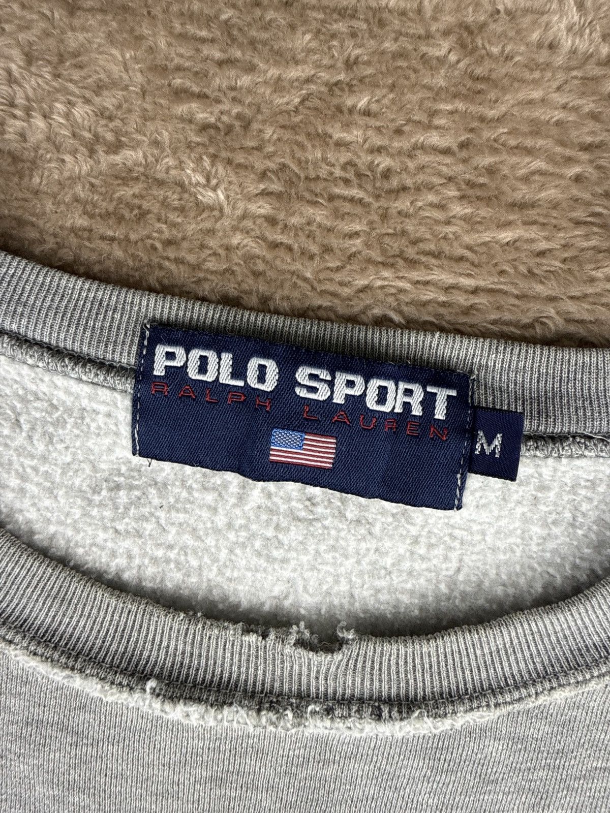 Polo Ralph Lauren Vtg Polo Sport Ralph Lauren Distressed Stains Style 90s Rare Size US M / EU 48-50 / 2 - 4 Thumbnail