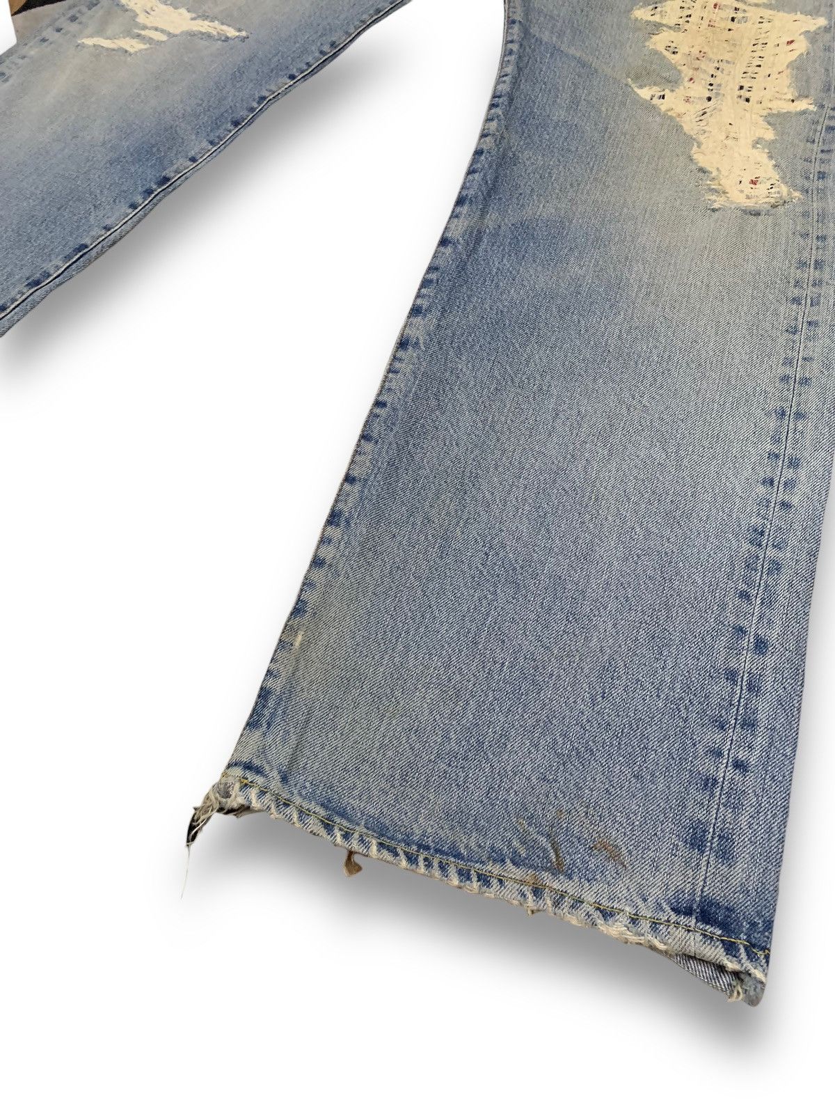 Hysteric Glamour Vintage Spellbound DMG Selvedge Patched Distressed Jeans Size US 32 / EU 48 - 14 Thumbnail