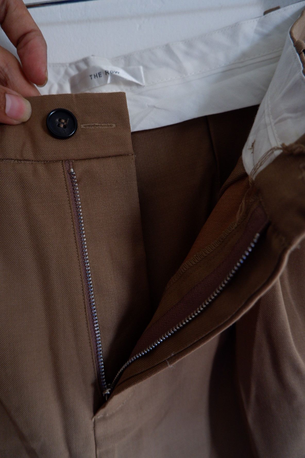 The Row THE ROW Pleated Wool Pants Size US 26 / EU 42 - 6 Thumbnail