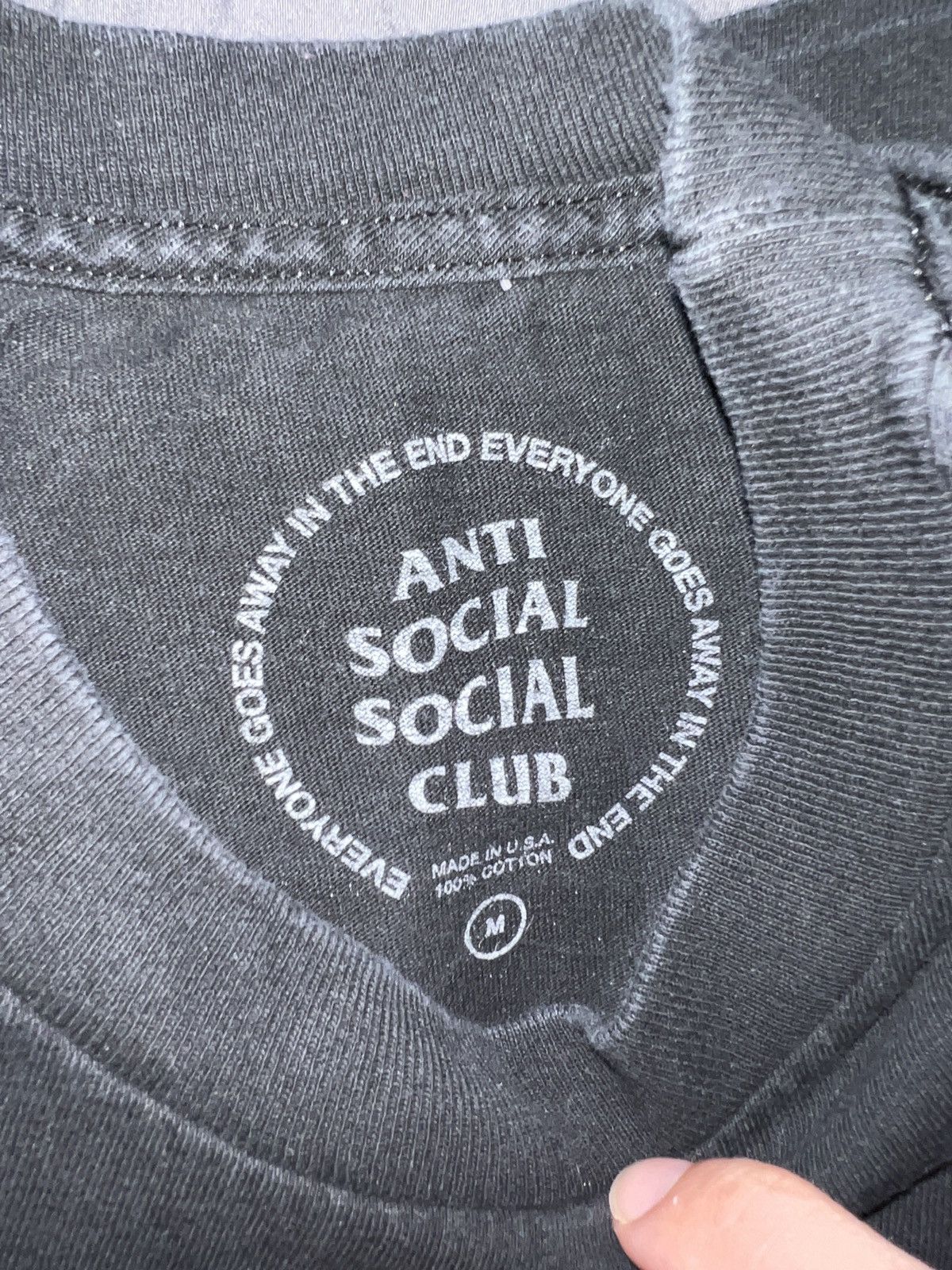 Anti Social Social Club ASSC Hokusai Wave Logo Tee Size US M / EU 48-50 / 2 - 3 Thumbnail