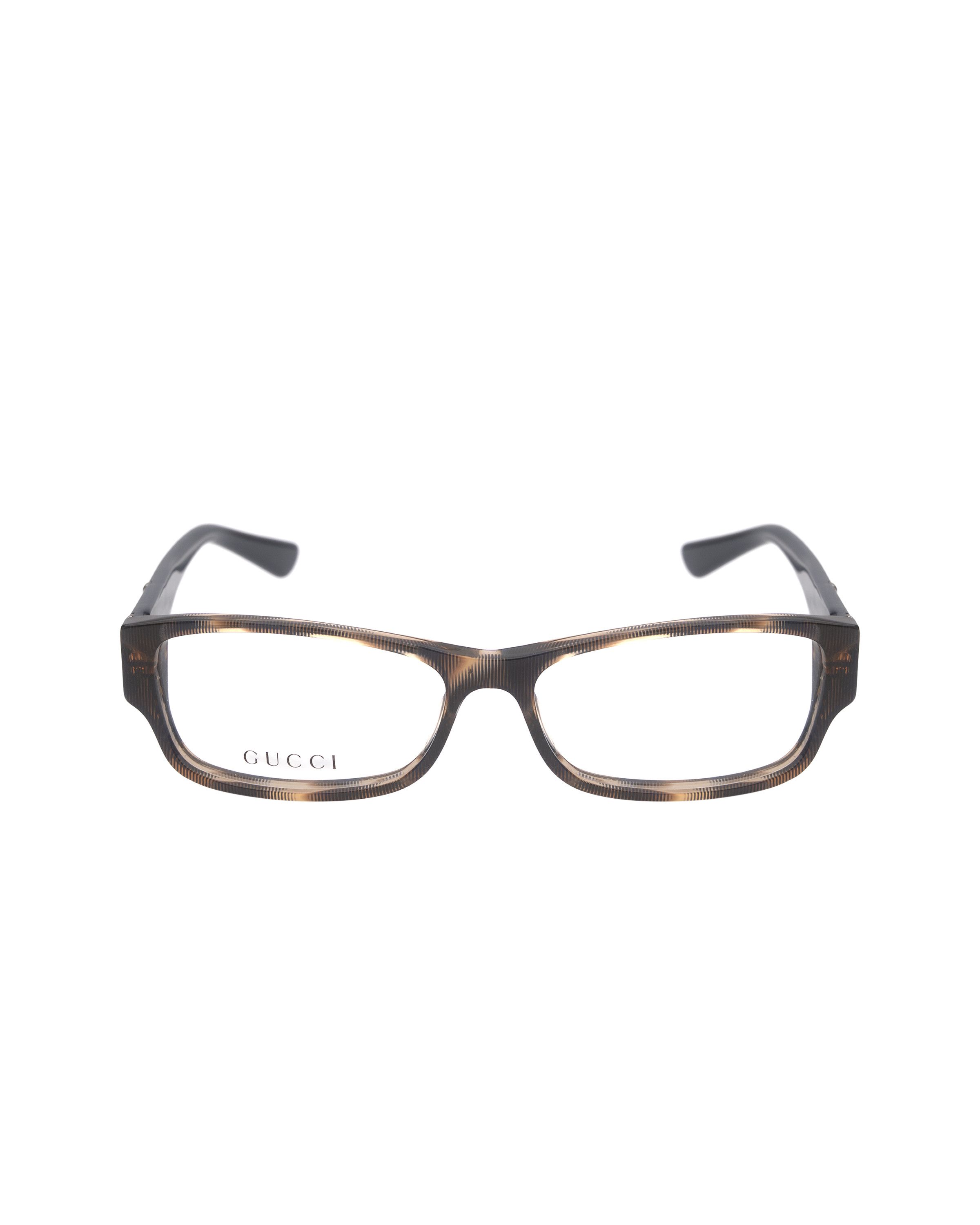 Gucci Gucci '00s Brown Monogram Signature Rectangular Glasses Size ONE SIZE - 3 Thumbnail
