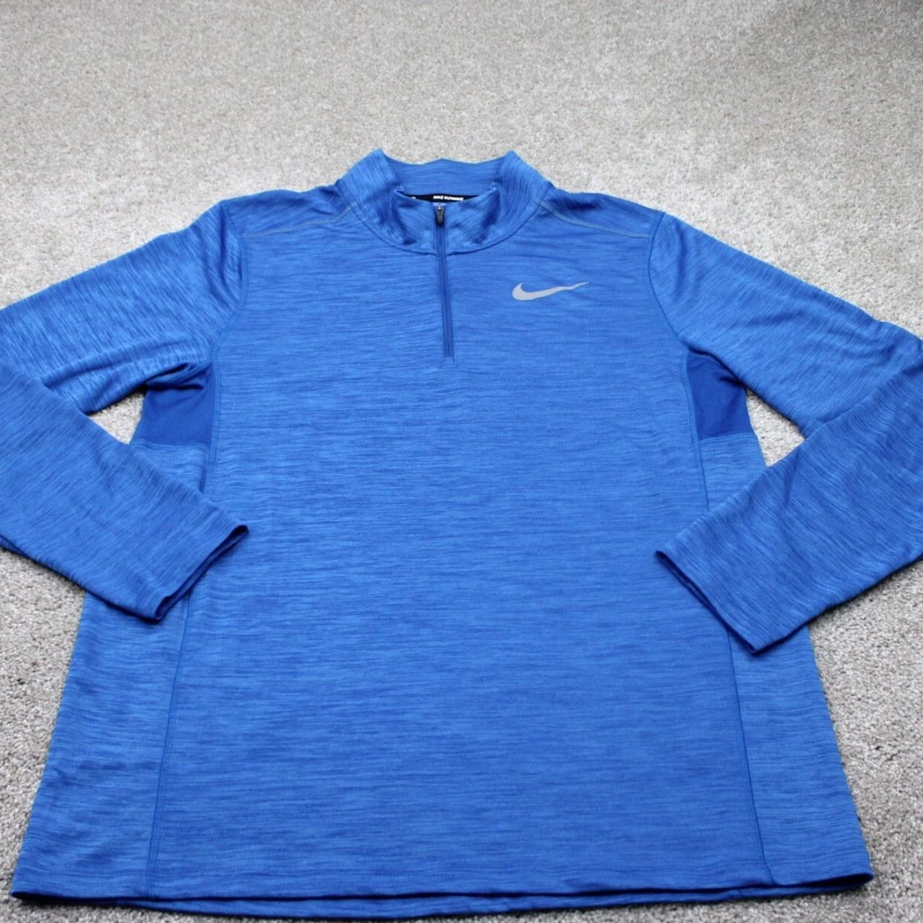 Nike Nike Pacer Sweatshirt Mens Large Blue Dri-Fit 1/2 Zip L/S Pullover Size US L / EU 52-54 / 3 - 2 Thumbnail