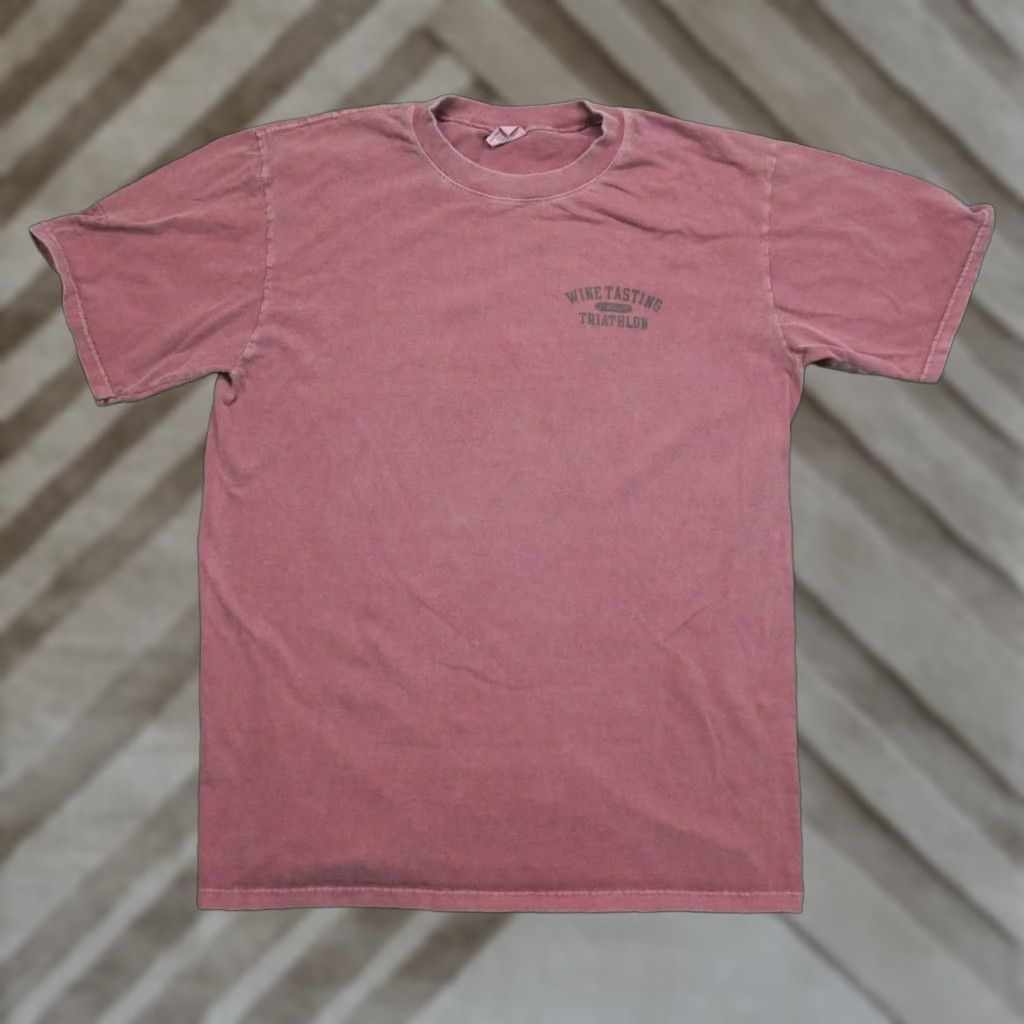 Vintage VINTAGE Crazy Shirts T-Shirt Adult Large Red Wine Dyed Size US L / EU 52-54 / 3 - 1 Thumbnail