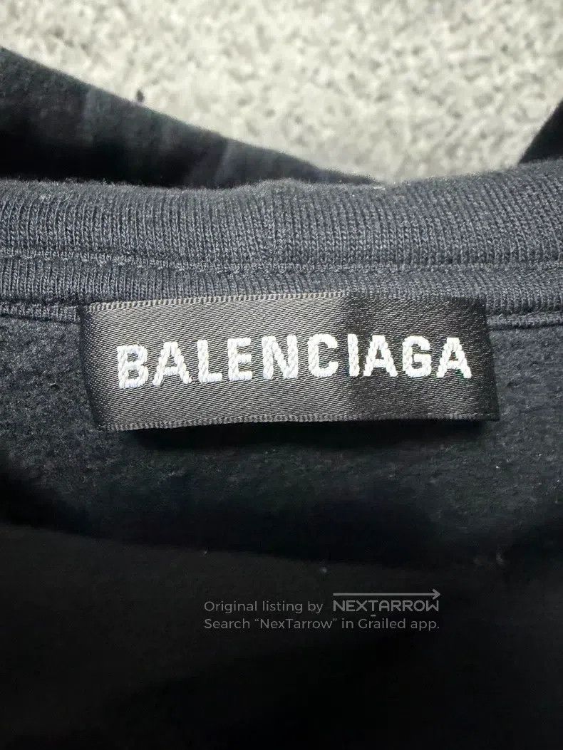 Balenciaga Balenciaga Hoodie L Size Black Size US L / EU 52-54 / 3 - 3 Thumbnail