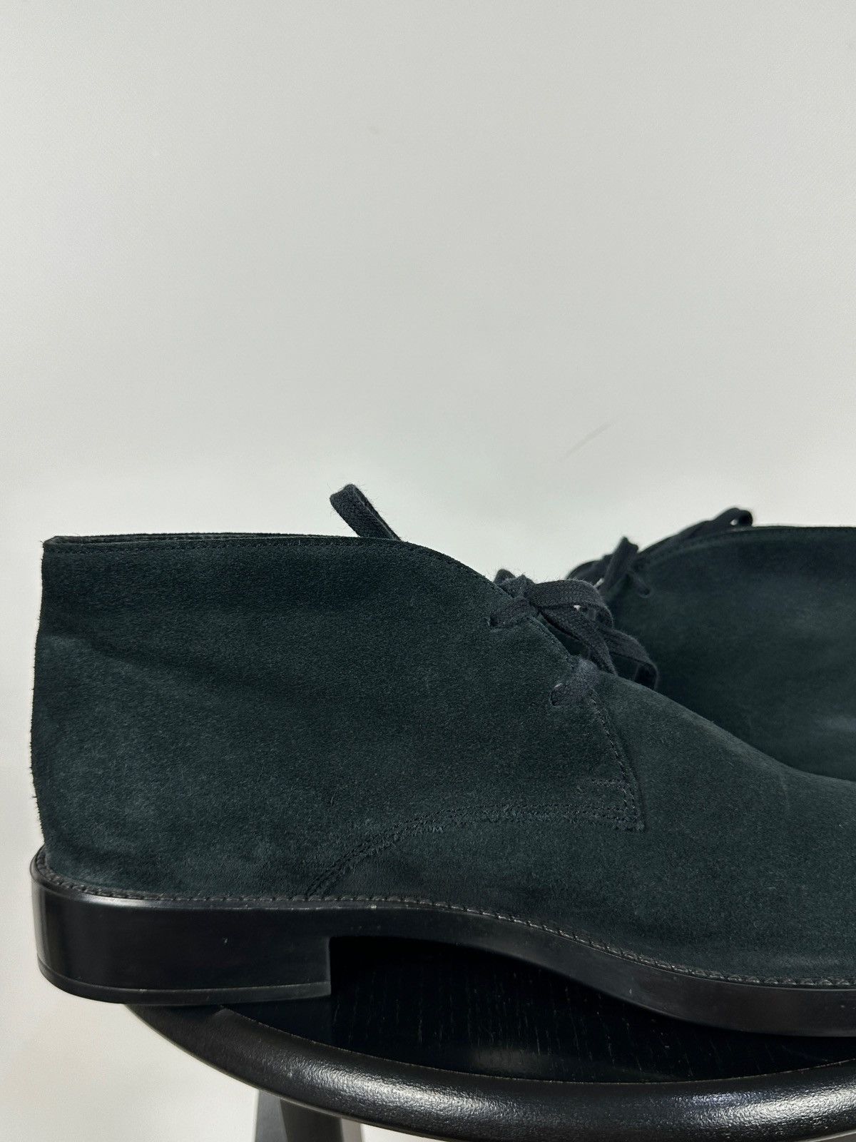 Tod's Tod’s Blue Suede Ankle Desert Lace Up Boots Size US 9.5 / EU 42-43 - 18 Thumbnail