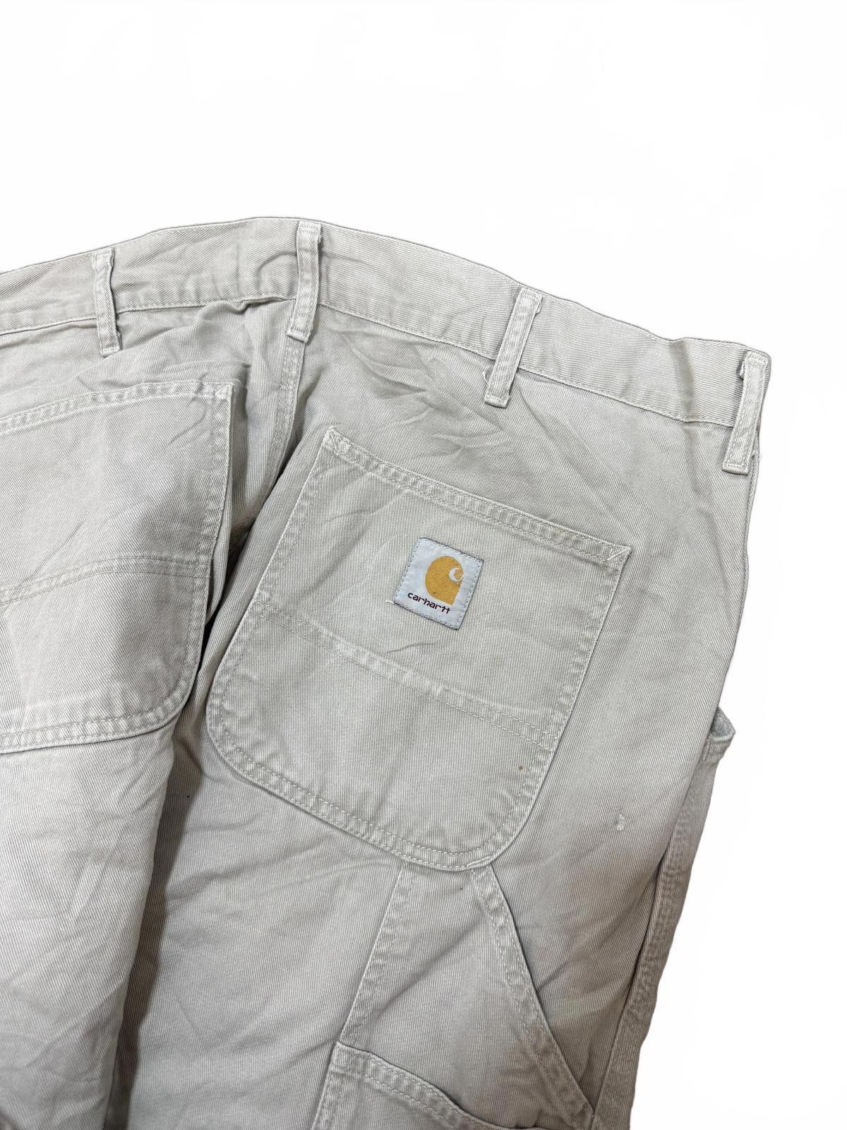 Carhartt Carhartt Men's Work Pants Beige 38X34 Size US 38 / EU 54 - 2 Thumbnail