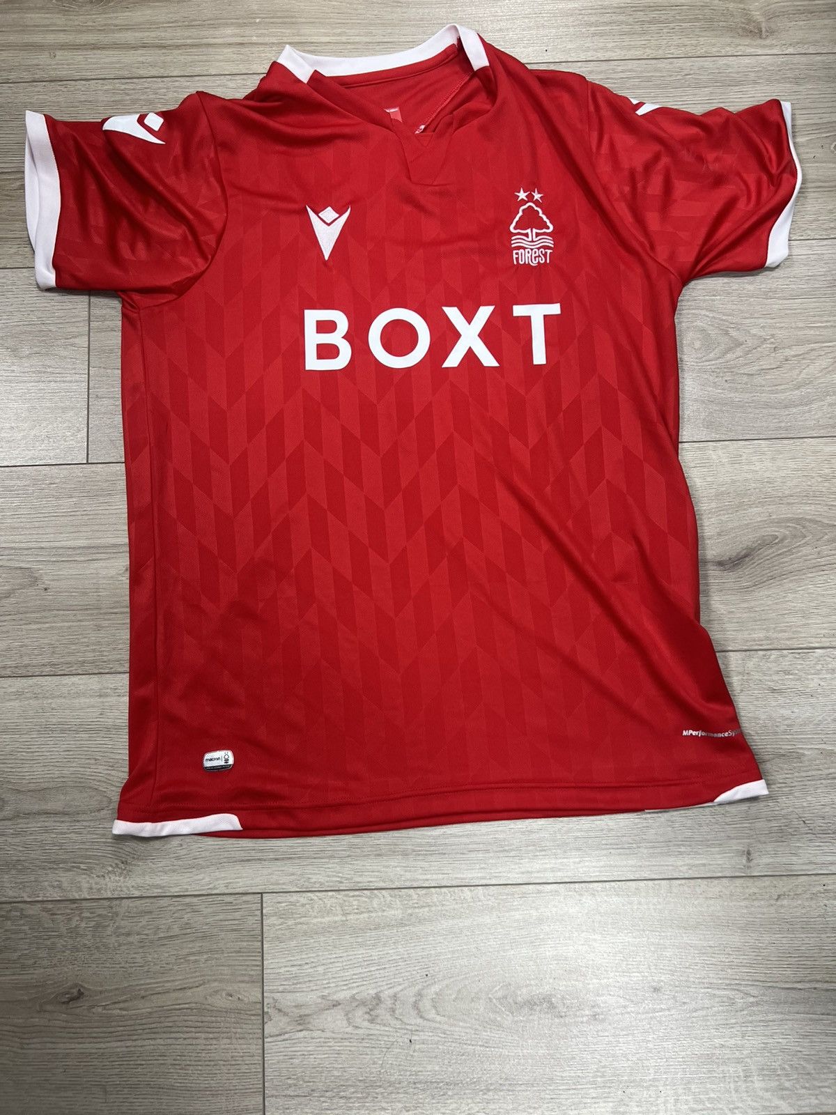 Macron Official Nottingham Forest football kit by Macron ❤️🌲 Size US XL / EU 56 / 4 - 1 Thumbnail