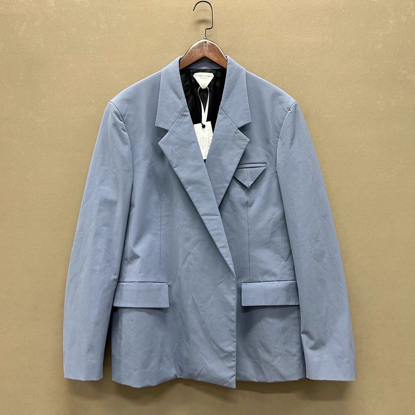 Bottega Veneta Bottega Veneta Haze Blue Chest Triangle Logo Blazer 48 Size US M / EU 48-50 / 2 - 1 Thumbnail