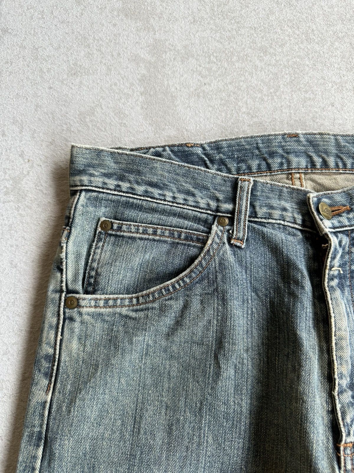 Lee OFFER ACCEPT🩸Vintage LEE Ripped Jean Distressed Denim Pants Size US 31 - 3 Thumbnail