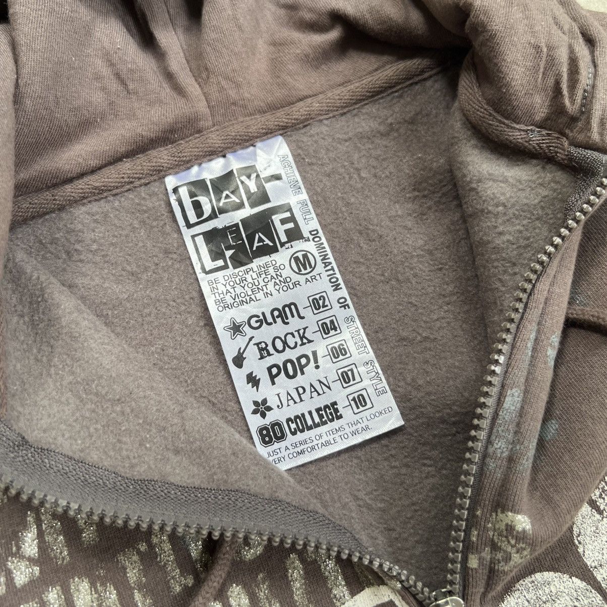 Seditionaries 2000s Bay Leaf Vkei Style Faded Poem Skull Hoodie Size US M / EU 48-50 / 2 - 5 Thumbnail