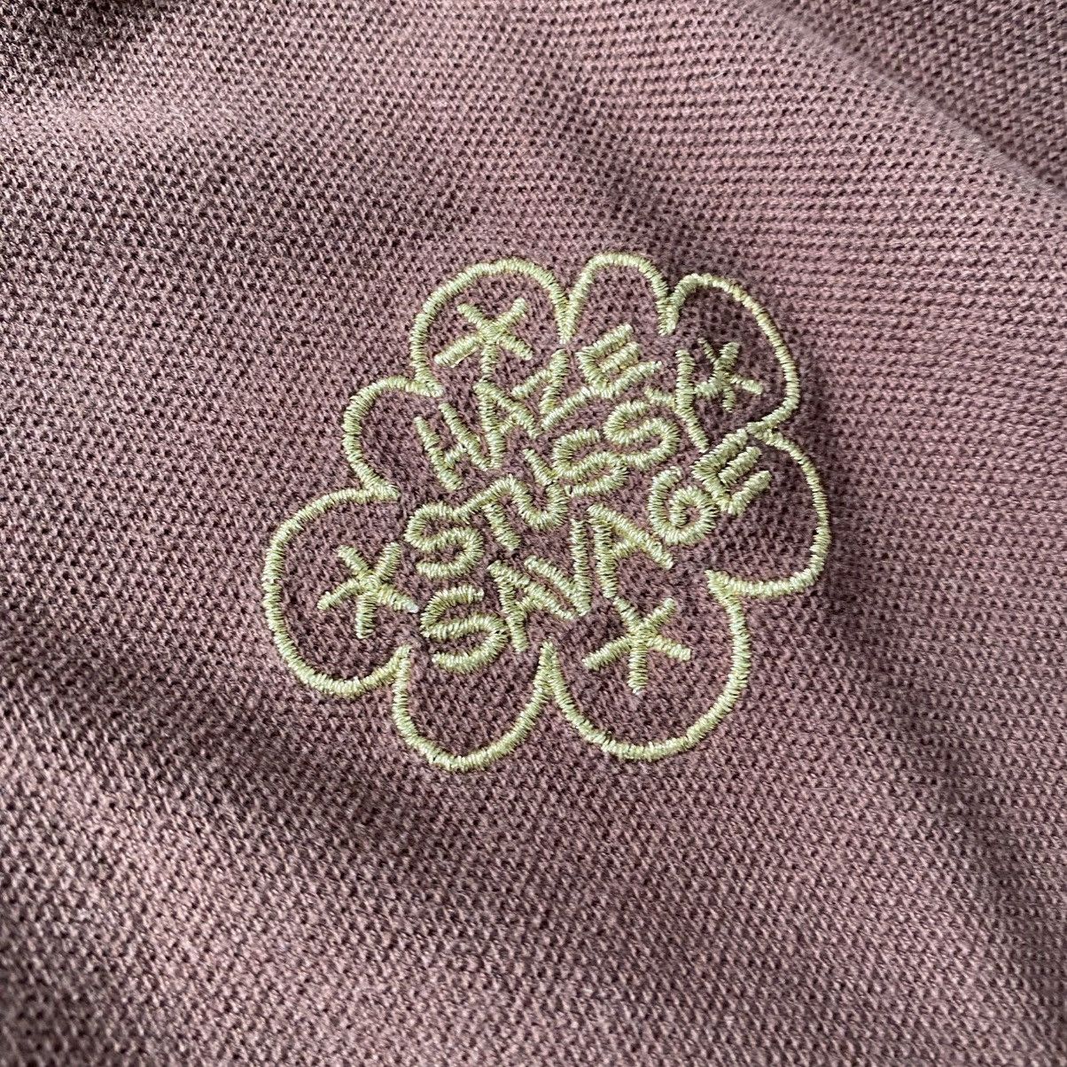 Haze × Stussy Vintage Haze Stussy Savage Embroiderry Gold Poloshirt Size US L / EU 52-54 / 3 - 3 Thumbnail