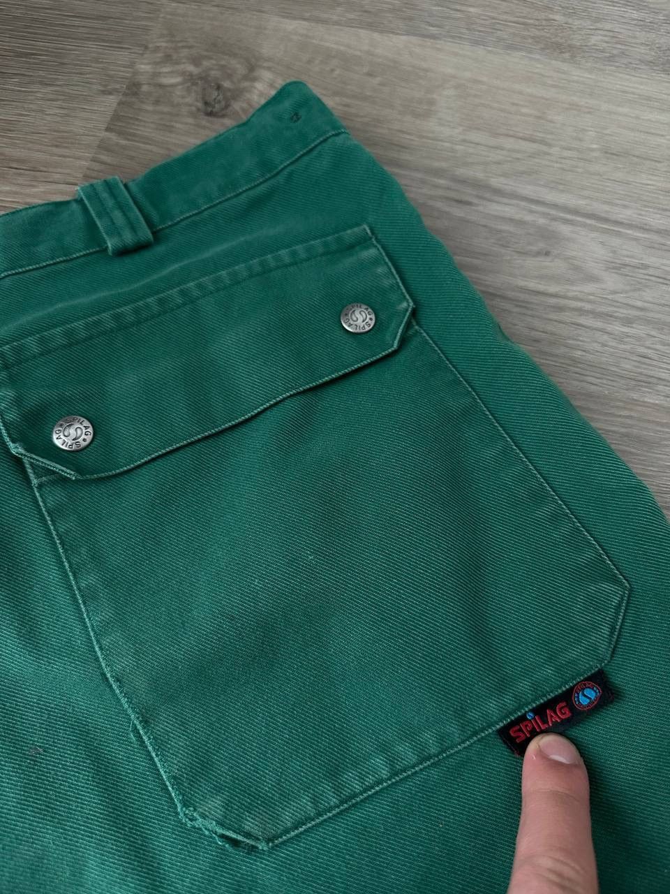 Japanese Brand × Vintage Vintage Japanese Workwear Green Faded Distressed Pants Size US 32 / EU 48 - 16 Thumbnail