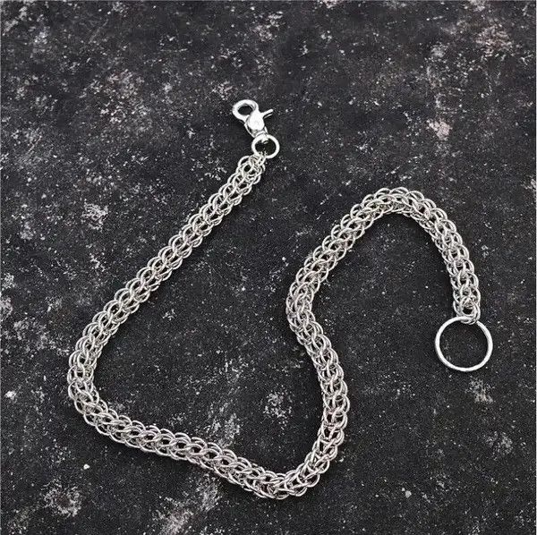Vintage Keychain Metal Wallet Belt Chain Size ONE SIZE - 4 Thumbnail