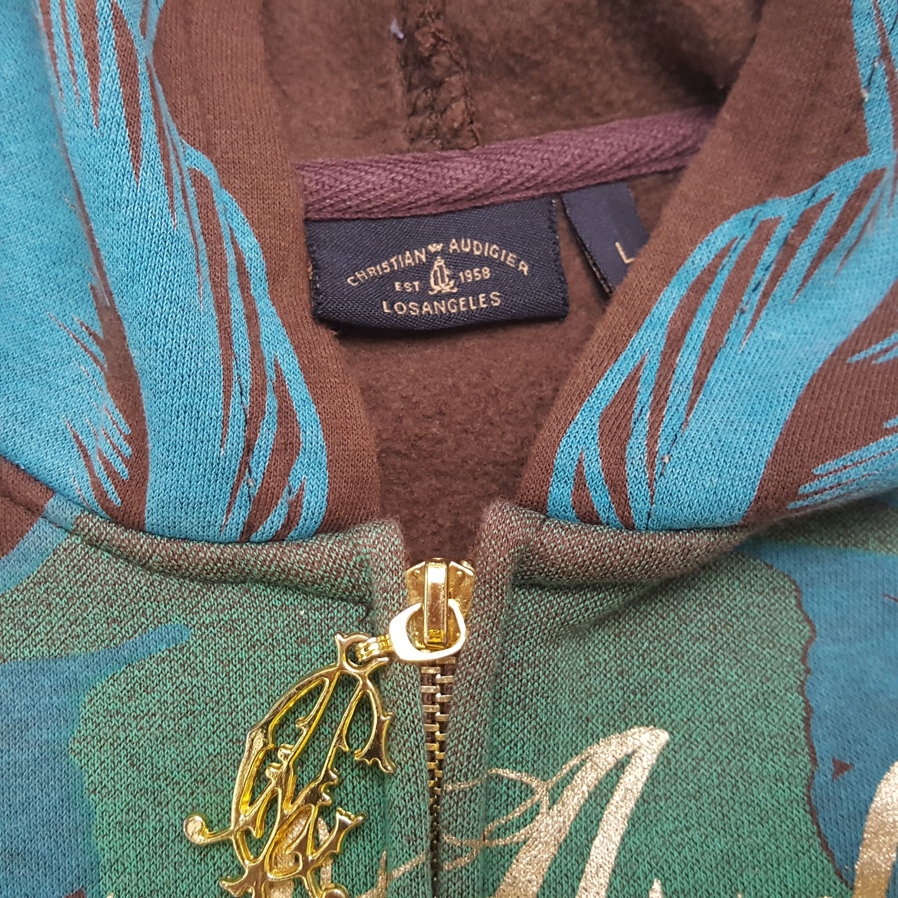 Christian Audigier Christian Audigier Ed Hardy Style Rare Skulls Zipper Hoodies Size XS / US 0-2 / IT 36-38 - 9 Thumbnail