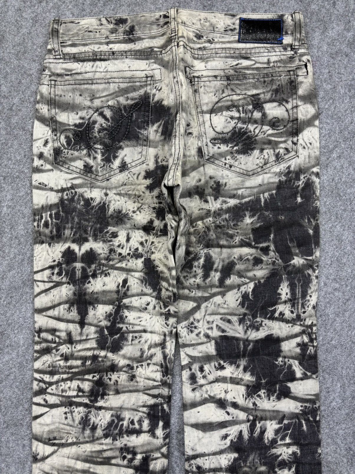 Japanese Brand 💥semanticdesign Japan Streetwear Tye Dye Metal Jeans F721 Size US 31 - 12 Thumbnail